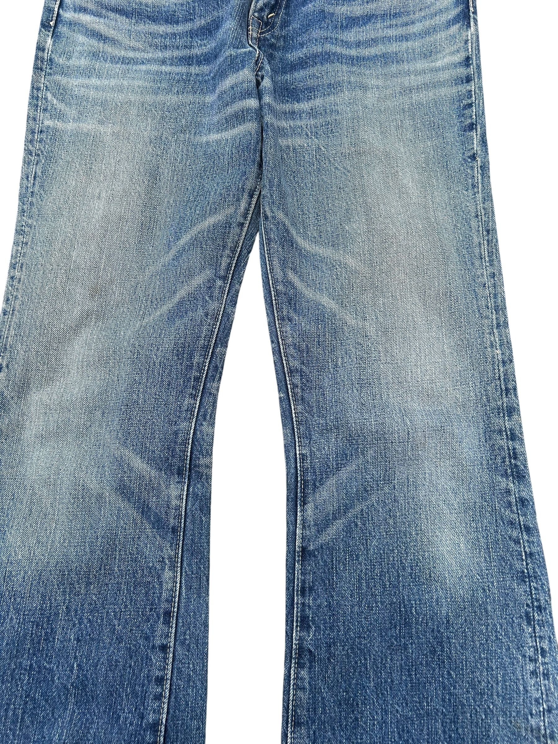Kapital Flare Sugar Cane Vintage Distressed Denim Jeans Size US 31 - 13 Thumbnail