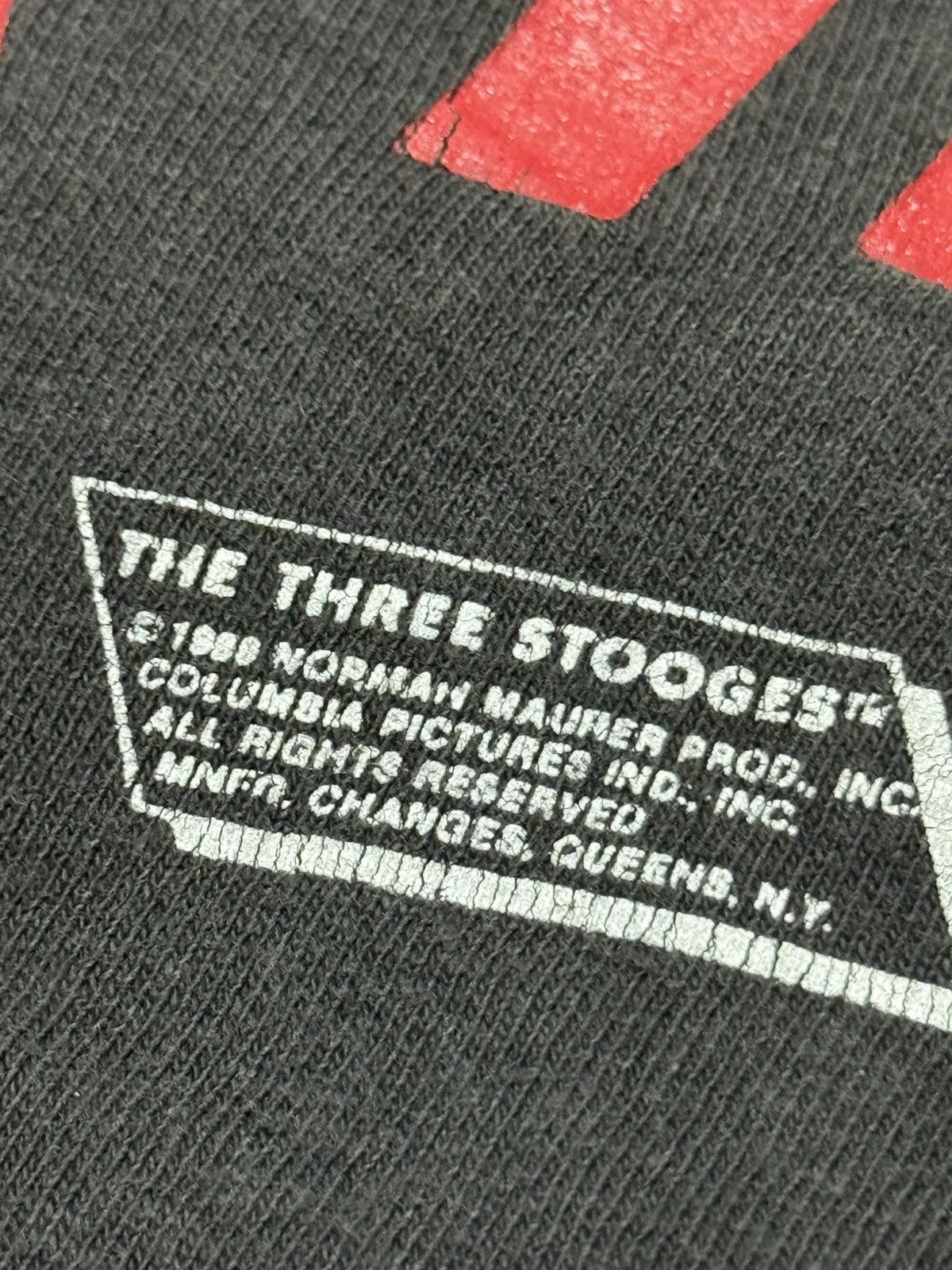 Vintage VINTAGE 80’S THE THREE STOOGES TSHIRT Size US L / EU 52-54 / 3 - 5 Thumbnail