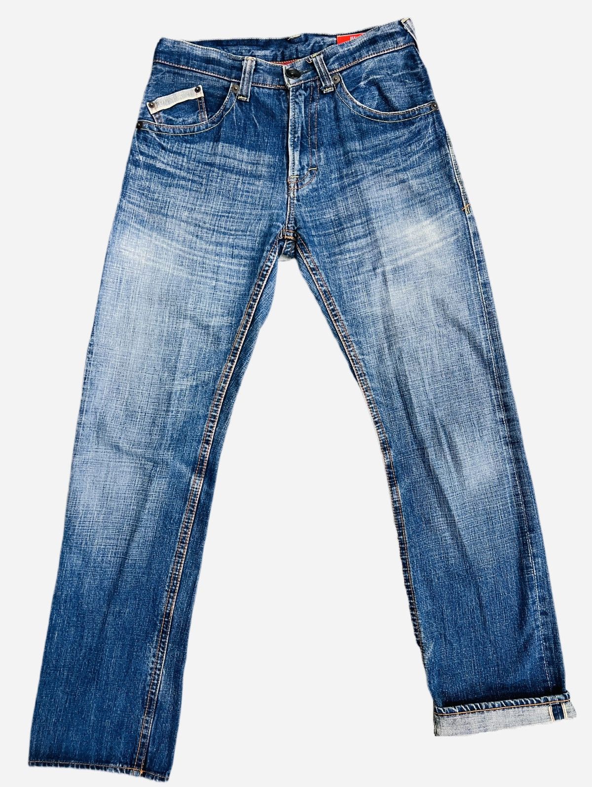 Japanese Brand × Uniqlo RARE Uniqlo UJ Distressed Selvedge Jeans Size US 30 / EU 46 - 2 Thumbnail