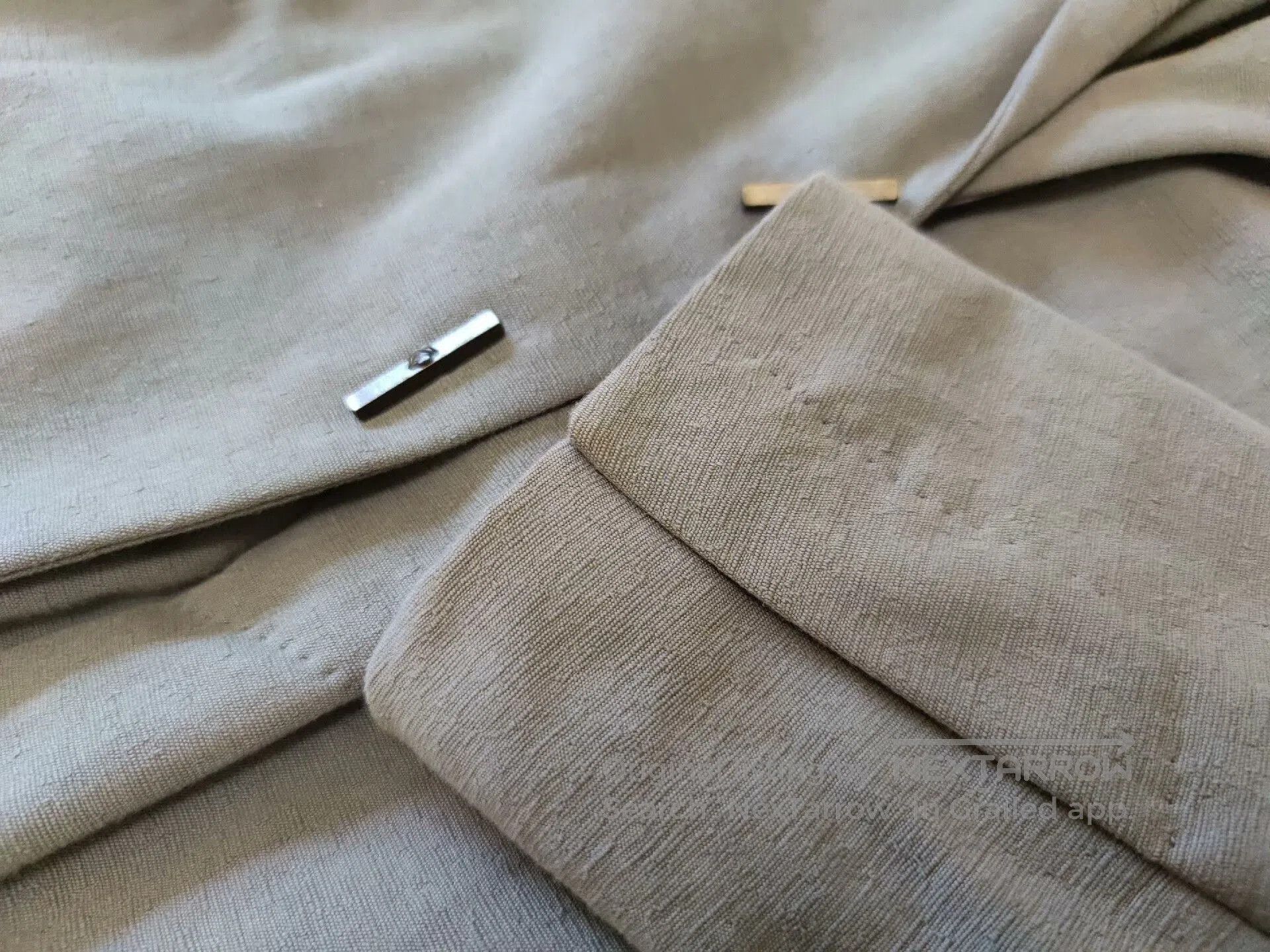 Daniel Andresen Gray High-Quality Linen Suit Jacket. Size US M / EU 48-50 / 2 - 2 Thumbnail