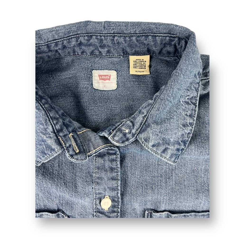 Levi's Levi’s Denim Cropped Top Size Extra Large Size XL / US 12-14 / IT 48-50 - 6 Thumbnail