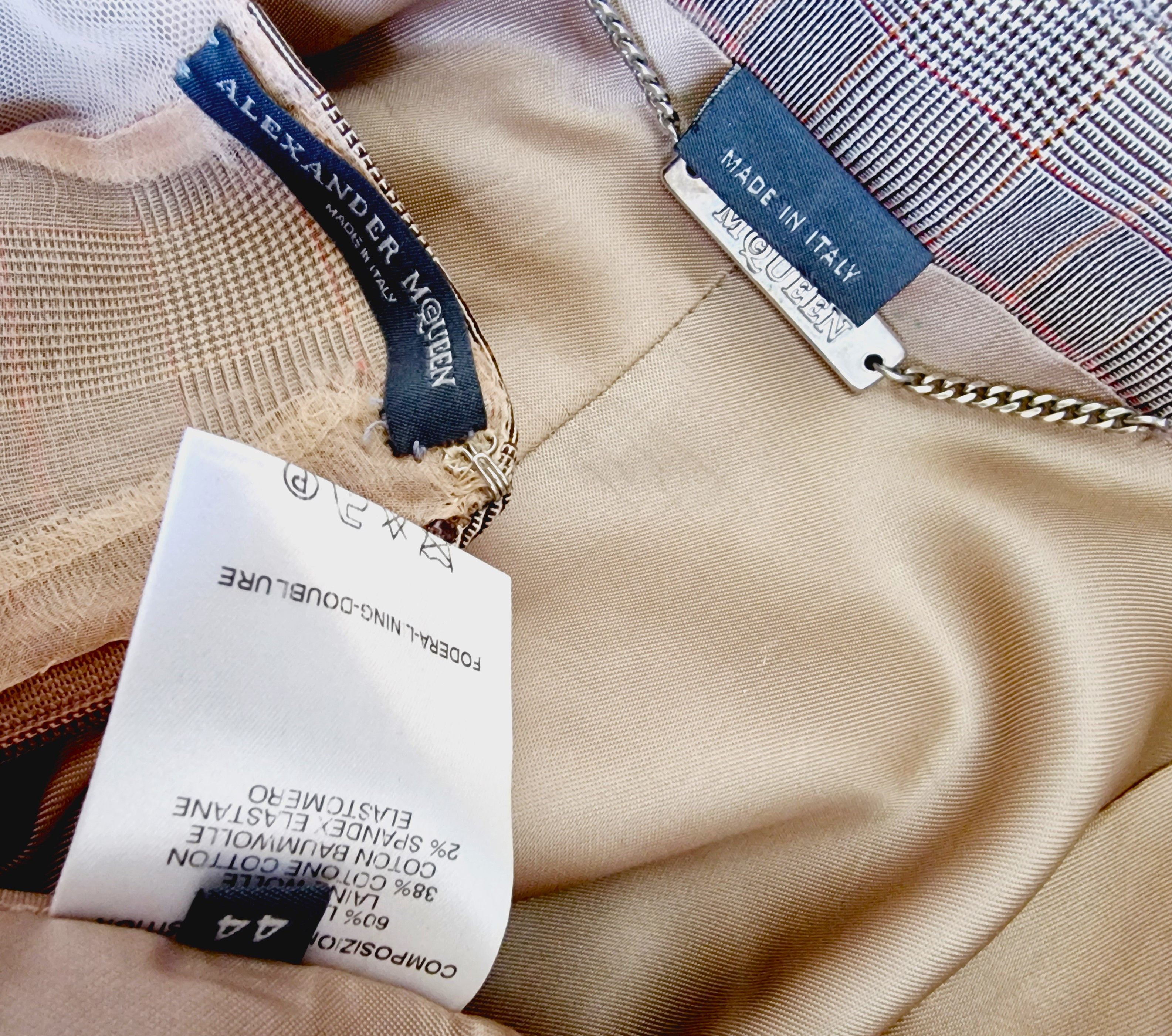 Alexander McQueen Alexander McQueen Deliverance 2004 Runway Couture Dress Suit Size L / US 10 / IT 46 - 16 Thumbnail