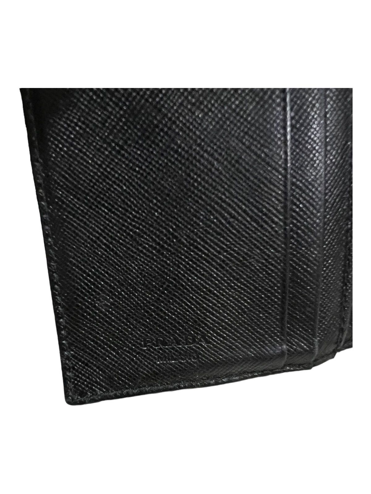 Prada Vintage Prada Tessuto Triangle Logo Plate Trifold Wallets Size ONE SIZE - 8 Thumbnail