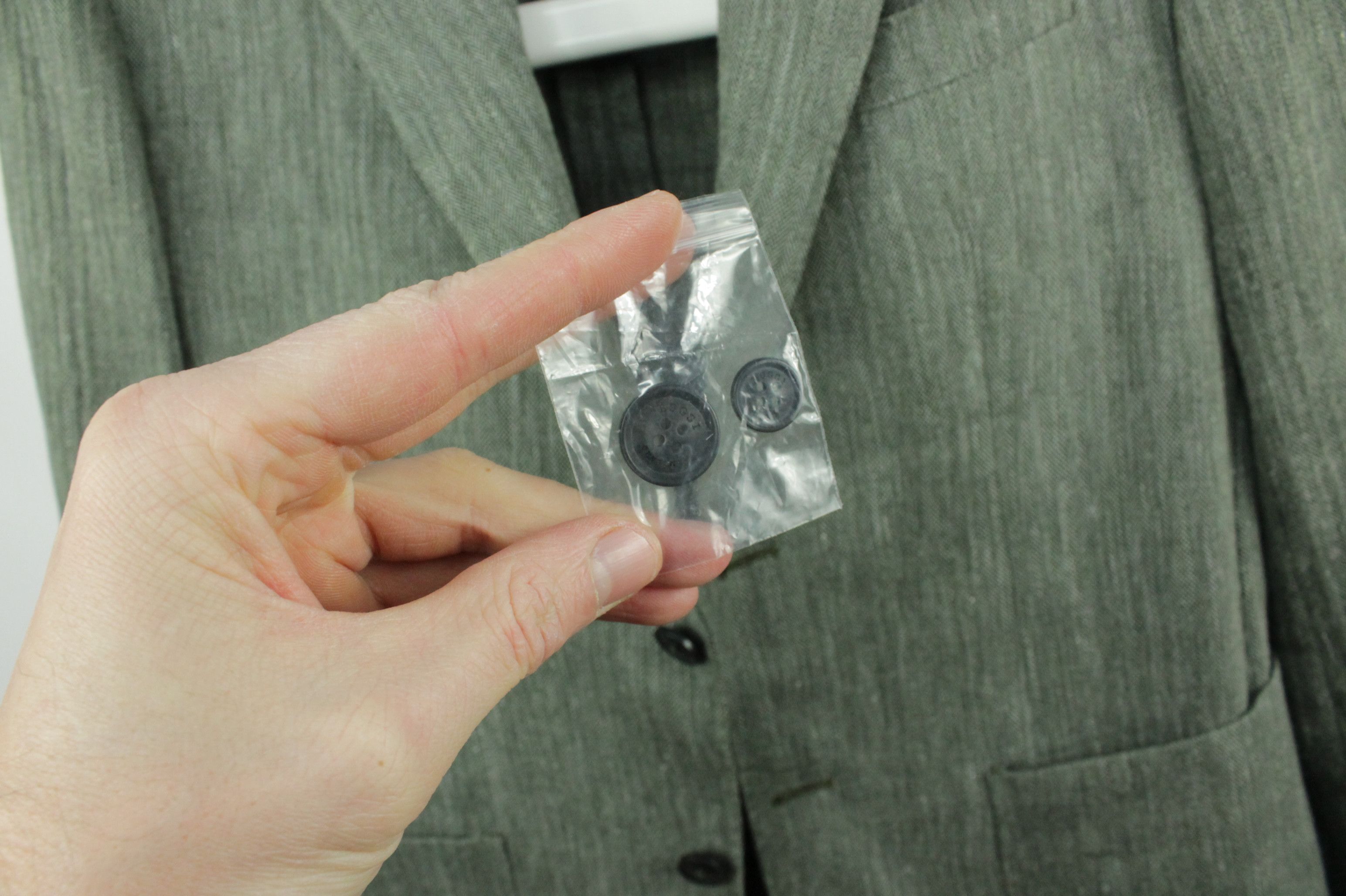 Boggi Boggi Micro Herringbone Linen Wool Sport Coat Blazer Jacket Size US M / EU 48-50 / 2 - 12 Thumbnail