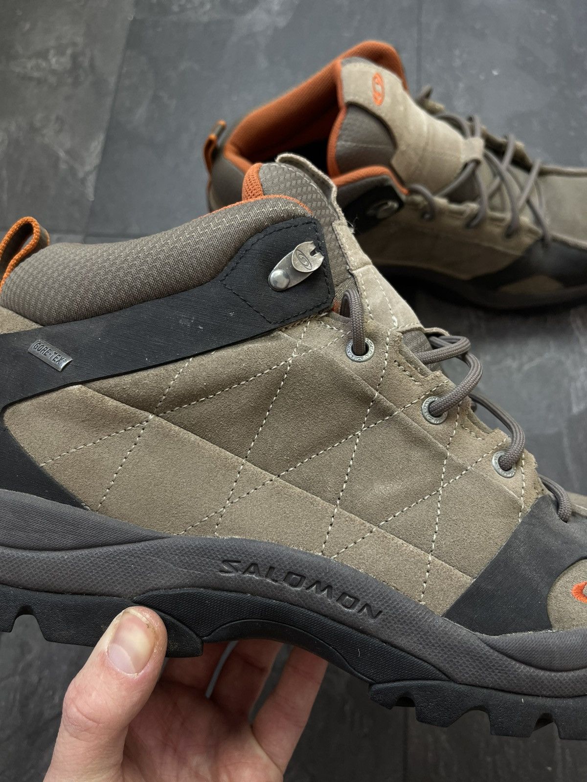 Salomon × Vintage Rare Vintage Salomon Goretex Shoes Boots Size US 12 / IT 42 - 3 Thumbnail