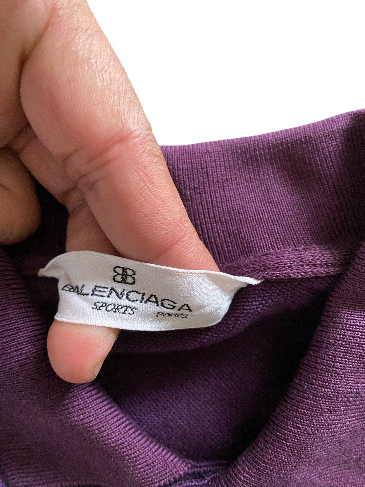 Balenciaga × Vintage BALENCIAGA LOGO L/S VINTAGE NICE DESIGNER Size US L / EU 52-54 / 3 - 18 Thumbnail