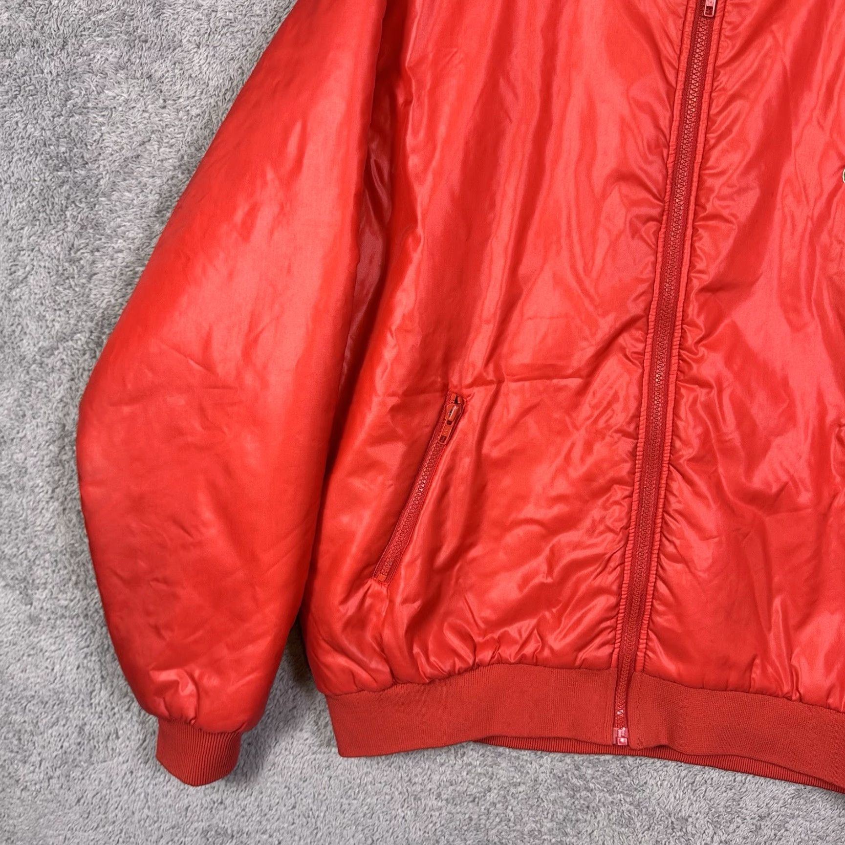 Lacoste VINTAGE Lacoste Jacket Mens XL Full Zip Club Windbreaker Hoodie Nylon 8998 Size US XL / EU 56 / 4 - 2 Thumbnail