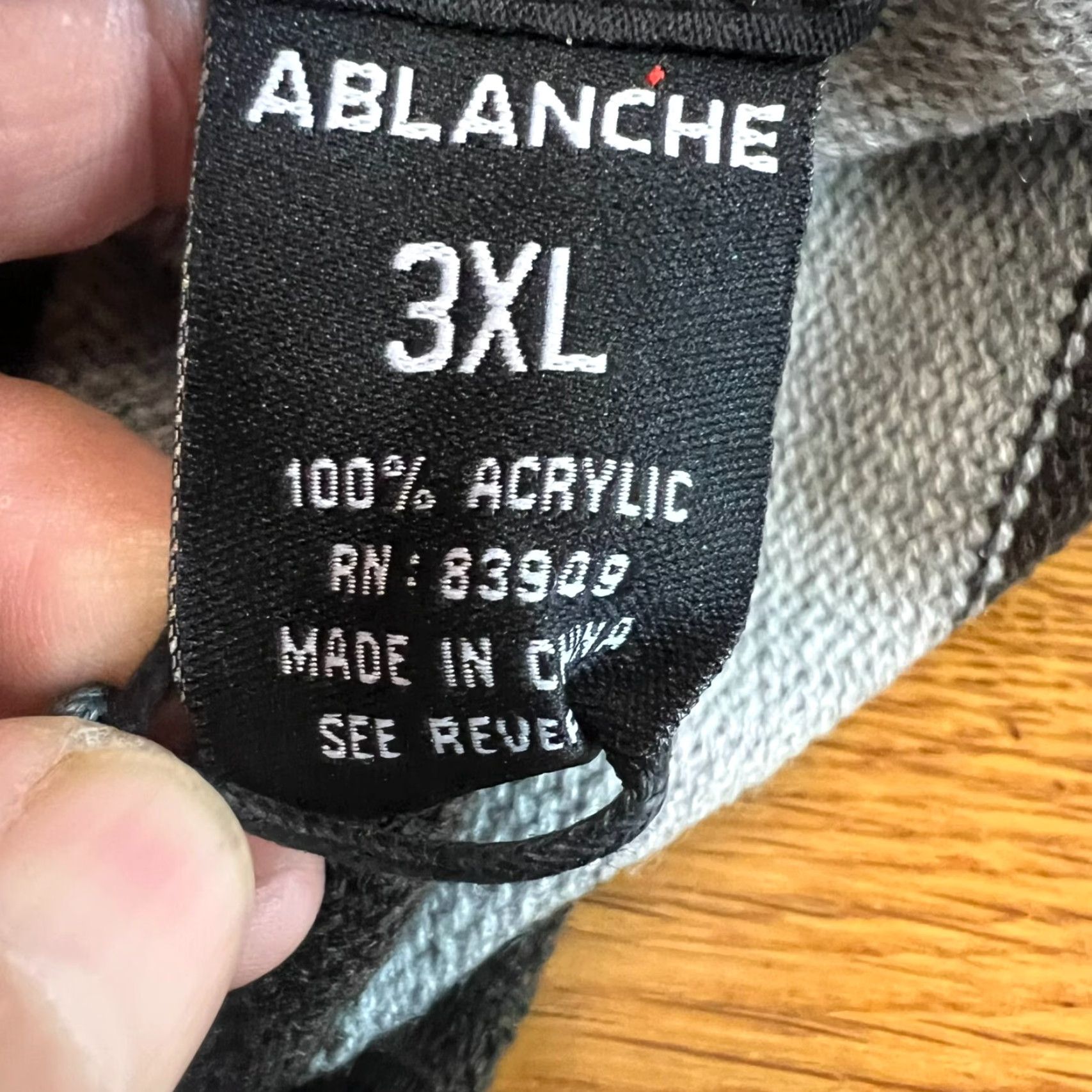 Vintage Ablanche Striped Cardigan Sweater Mens 3XL Gray V-Neck Long Sleeve with Pockets Size US XXL / EU 58 / 5 - 7 Thumbnail