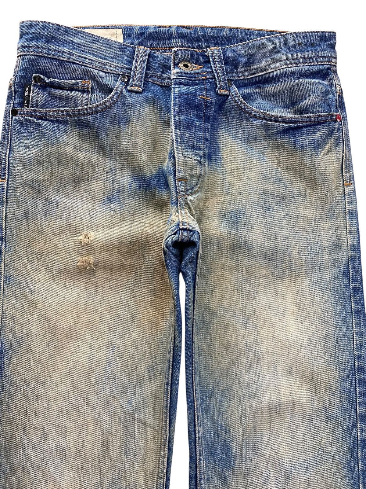 55DSL 55DSL Mud Wash Straight Leg Style Jeans Size US 30 / EU 46 - 2 Thumbnail
