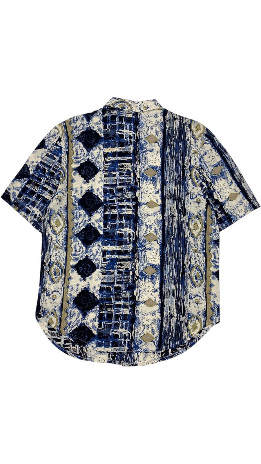 Vintage Vintage Made In France 80s 90s Crazy Abstract Party Festival Size L / US 10 / IT 46 - 2 Thumbnail