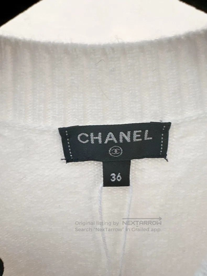 Chanel Chanel 21 Autumn and Winter Women's Castle White Black Win Size XS / US 0-2 / IT 36-38 - 3 Thumbnail