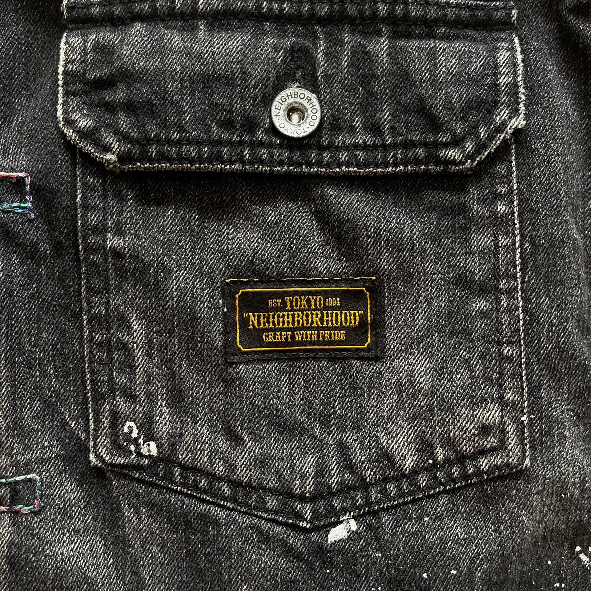 Neighborhood Neighborhood 20ss Stockman Denim Jacket Black L Size US L / EU 52-54 / 3 - 3 Thumbnail