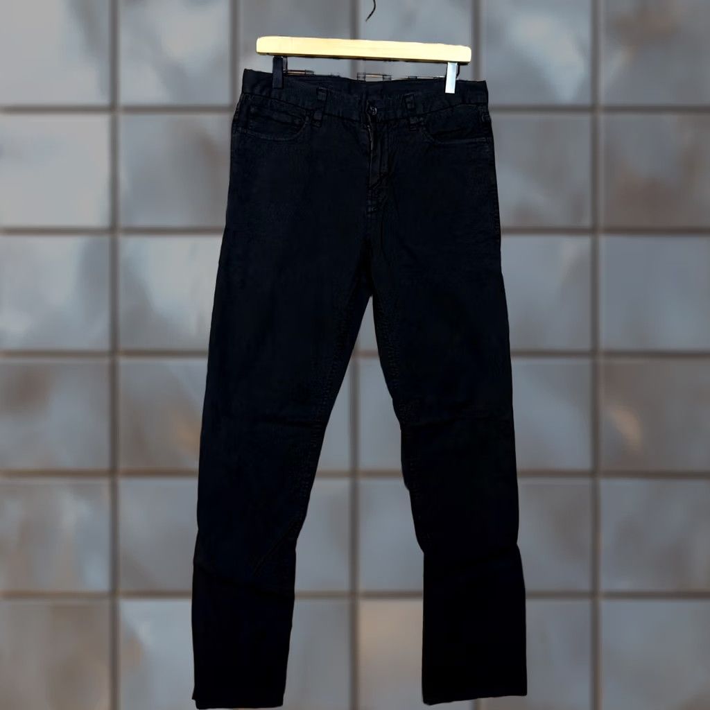 Buck Mason Buck Mason Pants Mens Black Straight 31 x 32 Canvas Duck 5 Pocket Size US 31 - 1 Thumbnail