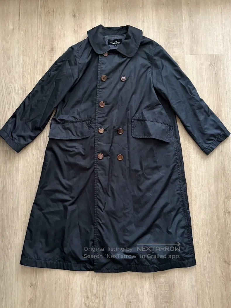 Comme des Garcons Comme Des Garcons Navy black trench coat Size S / US 4 / IT 40 - 1 Thumbnail