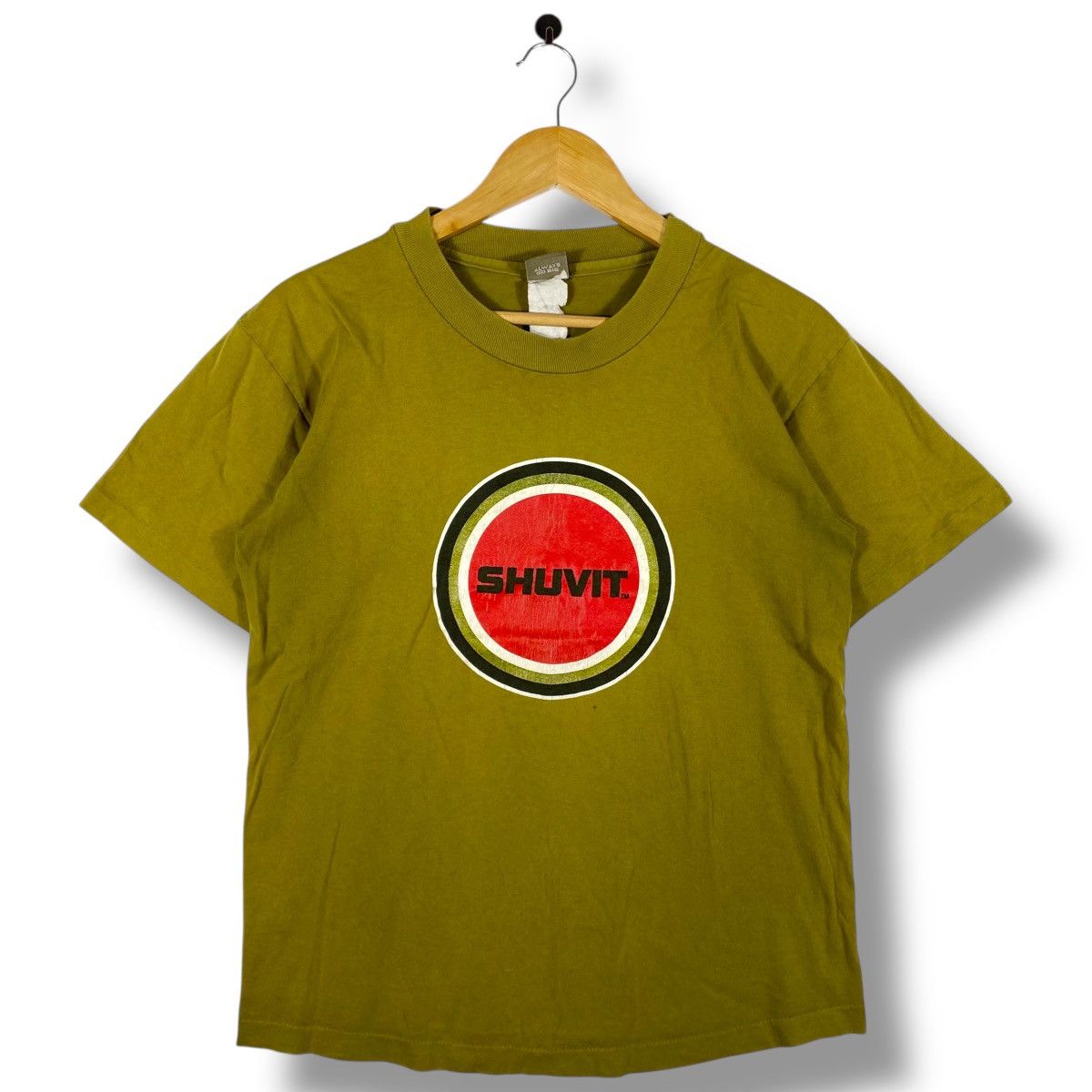 Vintage Vintage 90's SHUVIT Skateboards Logo Graphic Tee Shirt Size US M / EU 48-50 / 2 - 1 Thumbnail