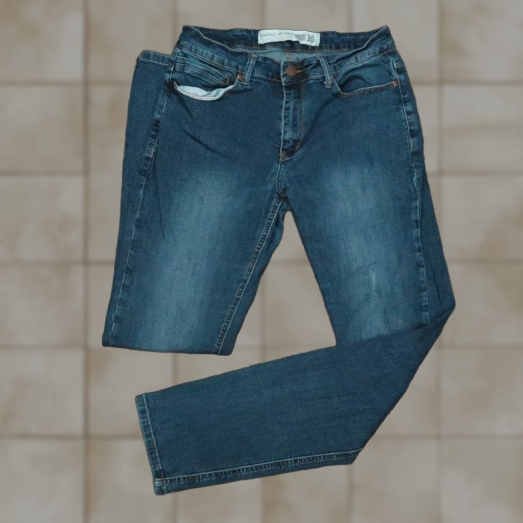 Vintage Barbell Jeans Mens 30x33 Athletic Fit 5 Pocket Medium Wash Blue Stretch Size US 30 / EU 46 - 1 Thumbnail