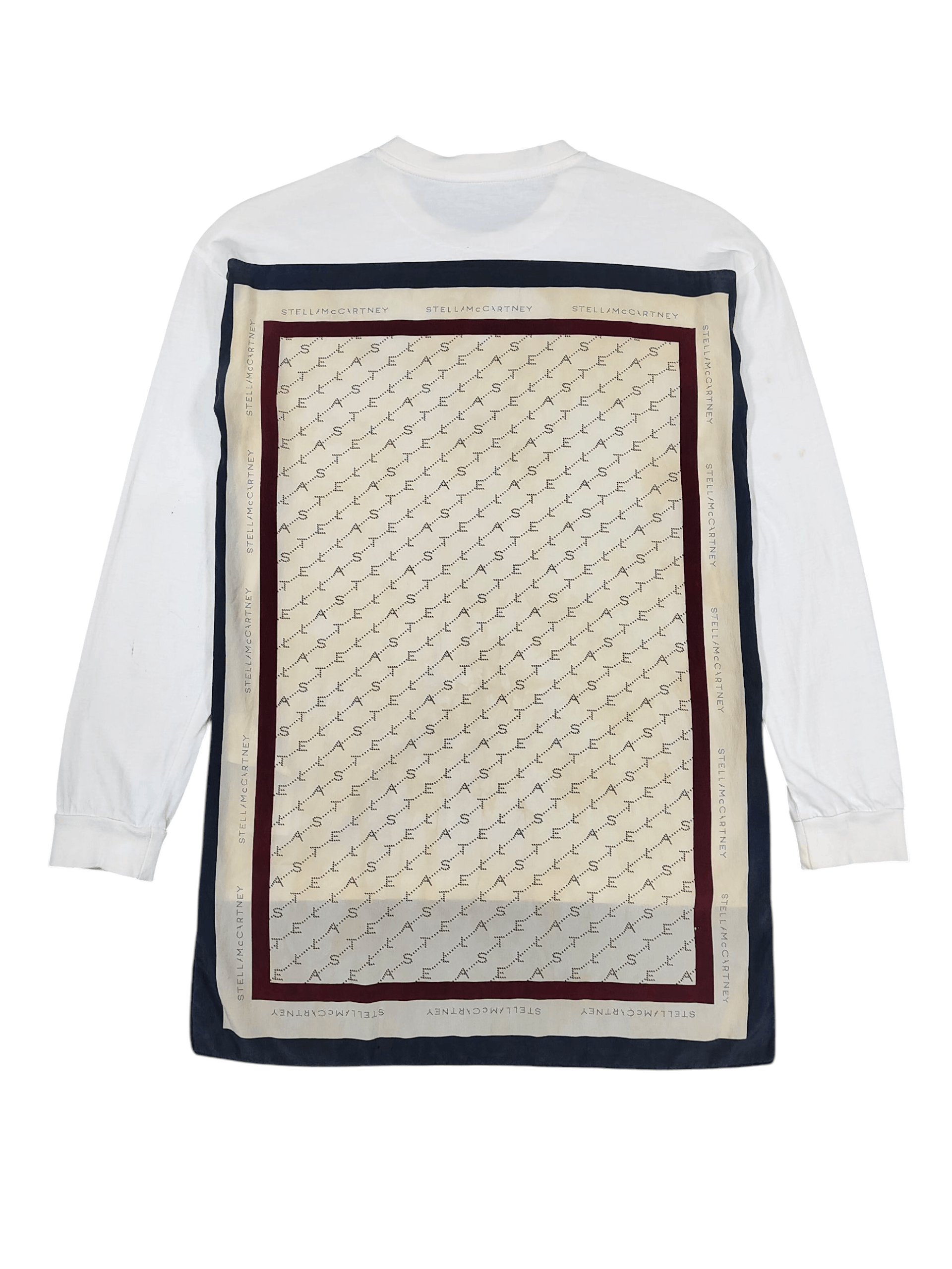 Stella McCartney Stella McCartney💥 Silk Scarf Back Panel Logo Long Sleeve Size M / US 6-8 / IT 42-44 - 1 Thumbnail