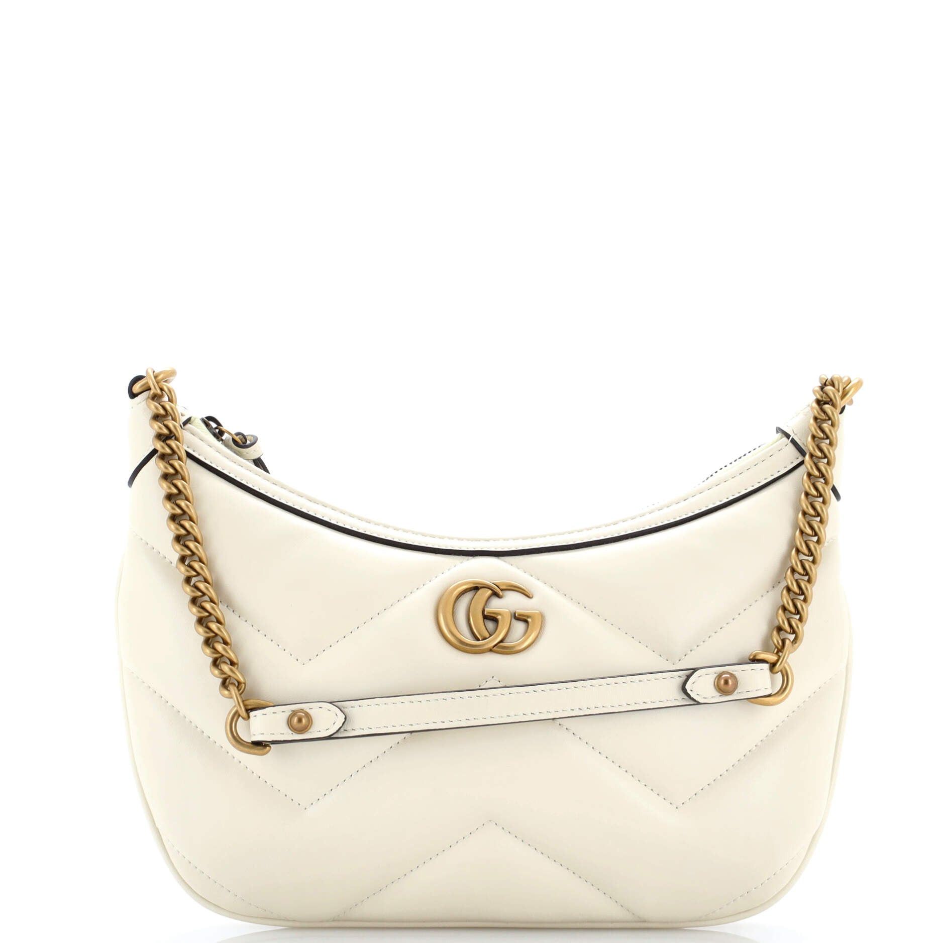 Gucci GG Marmont Chain Moon Hobo Size ONE SIZE - 1 Thumbnail