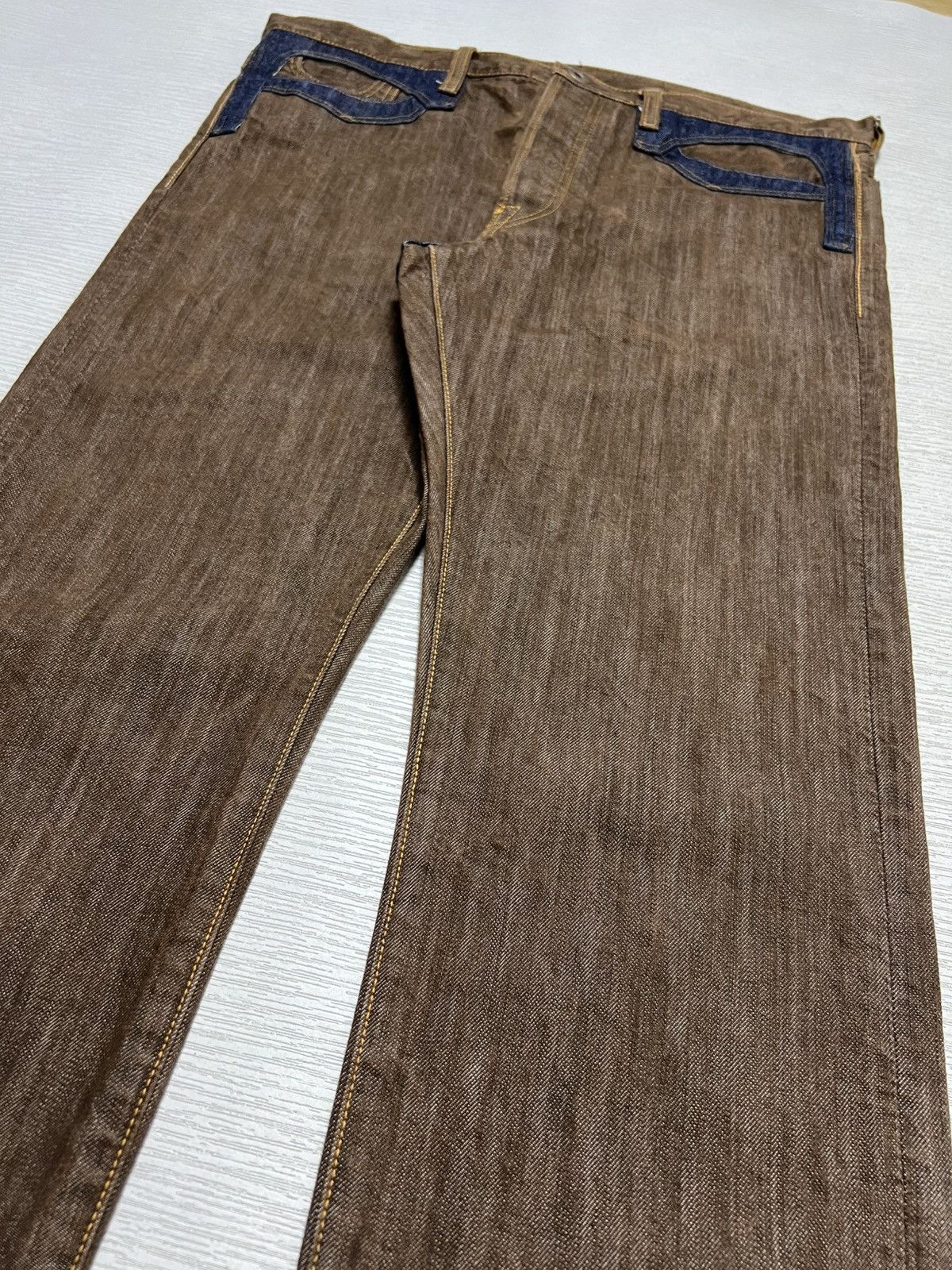 Kapital Kapital - Cinch Back Pocket Detailing Denim Jeans Size US 34 / EU 50 - 5 Thumbnail