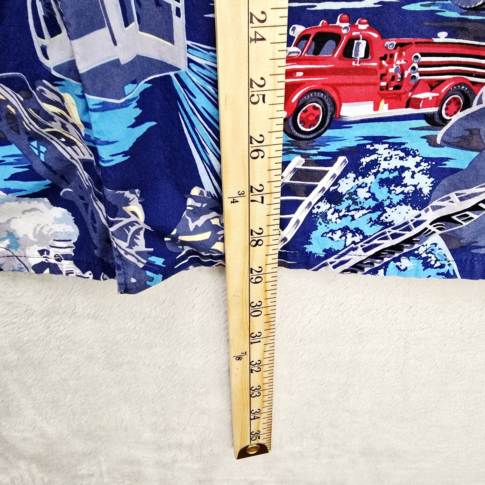 Reyn Spooner Reyn Spooner Hawaiian Shirt XL All Over Print Firefighter Size US XL / EU 56 / 4 - 7 Thumbnail