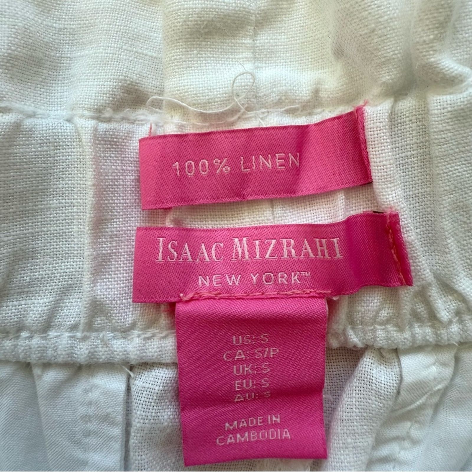 Isaac Mizrahi Isaac Mizrahi women linen shorts size S Size 27" / US 4 / IT 40 - 5 Thumbnail