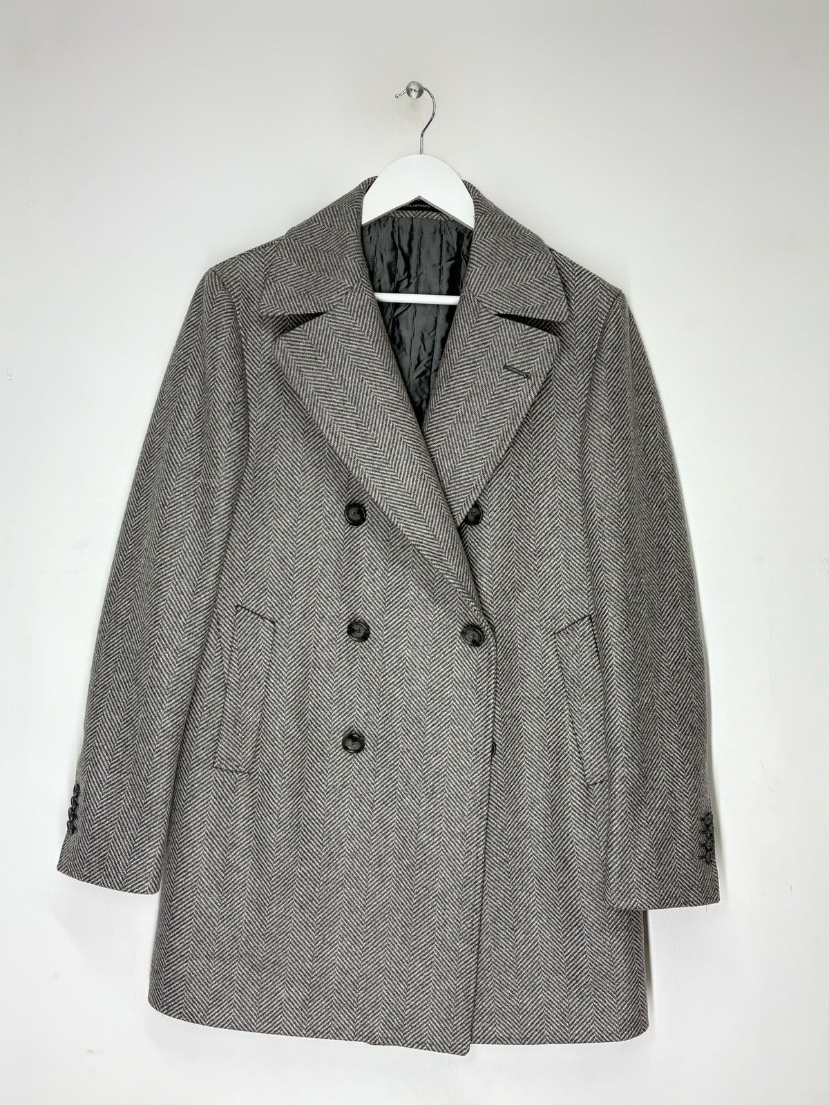 Tagliatore Tagliatore C-Stephan Virgin Wool Double Breast Coat Size US S / EU 44-46 / 1 - 2 Thumbnail