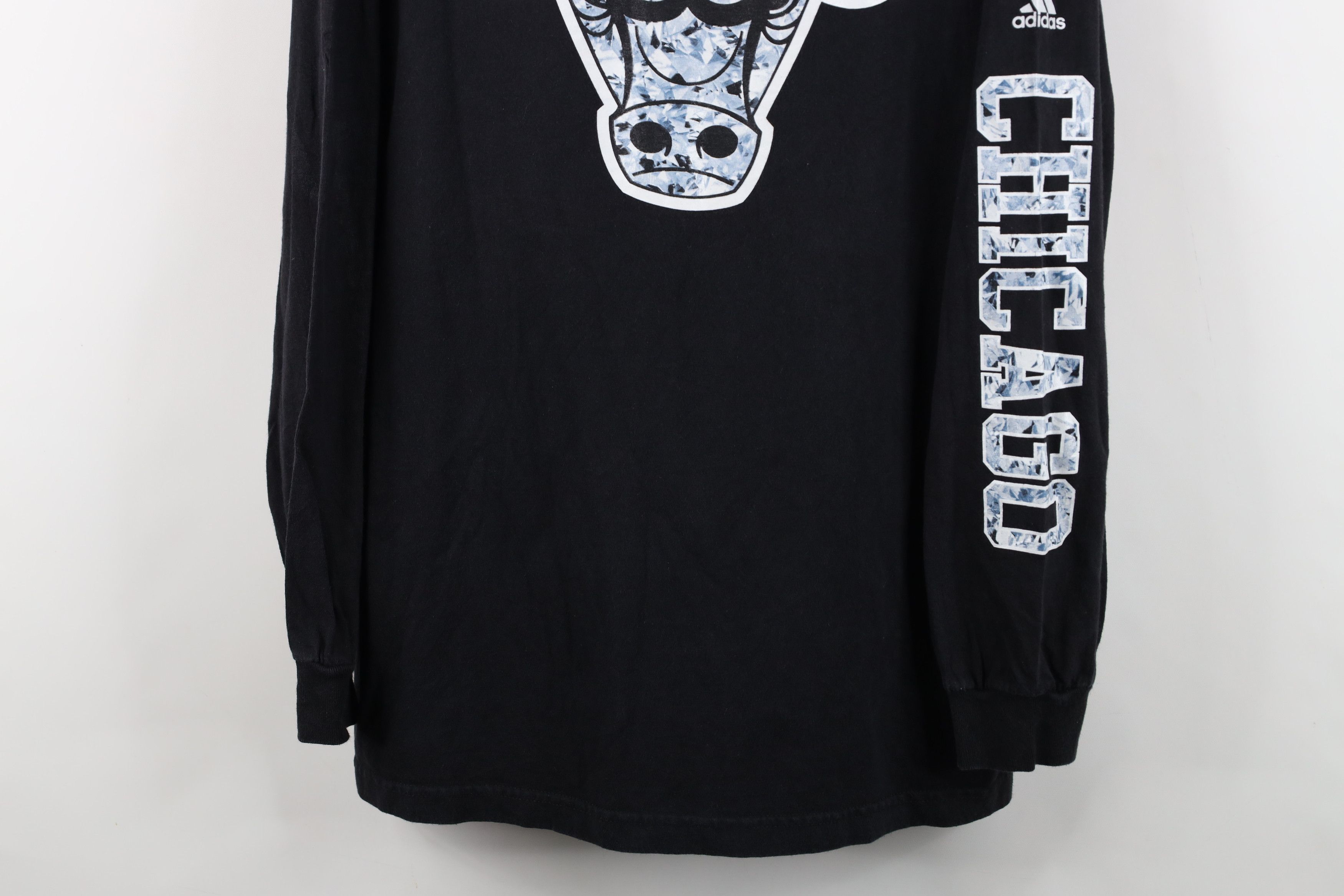 Adidas Adidas Diamond Chicago Bulls Basketball Long Sleeve T-Shirt Size US L / EU 52-54 / 3 - 3 Thumbnail