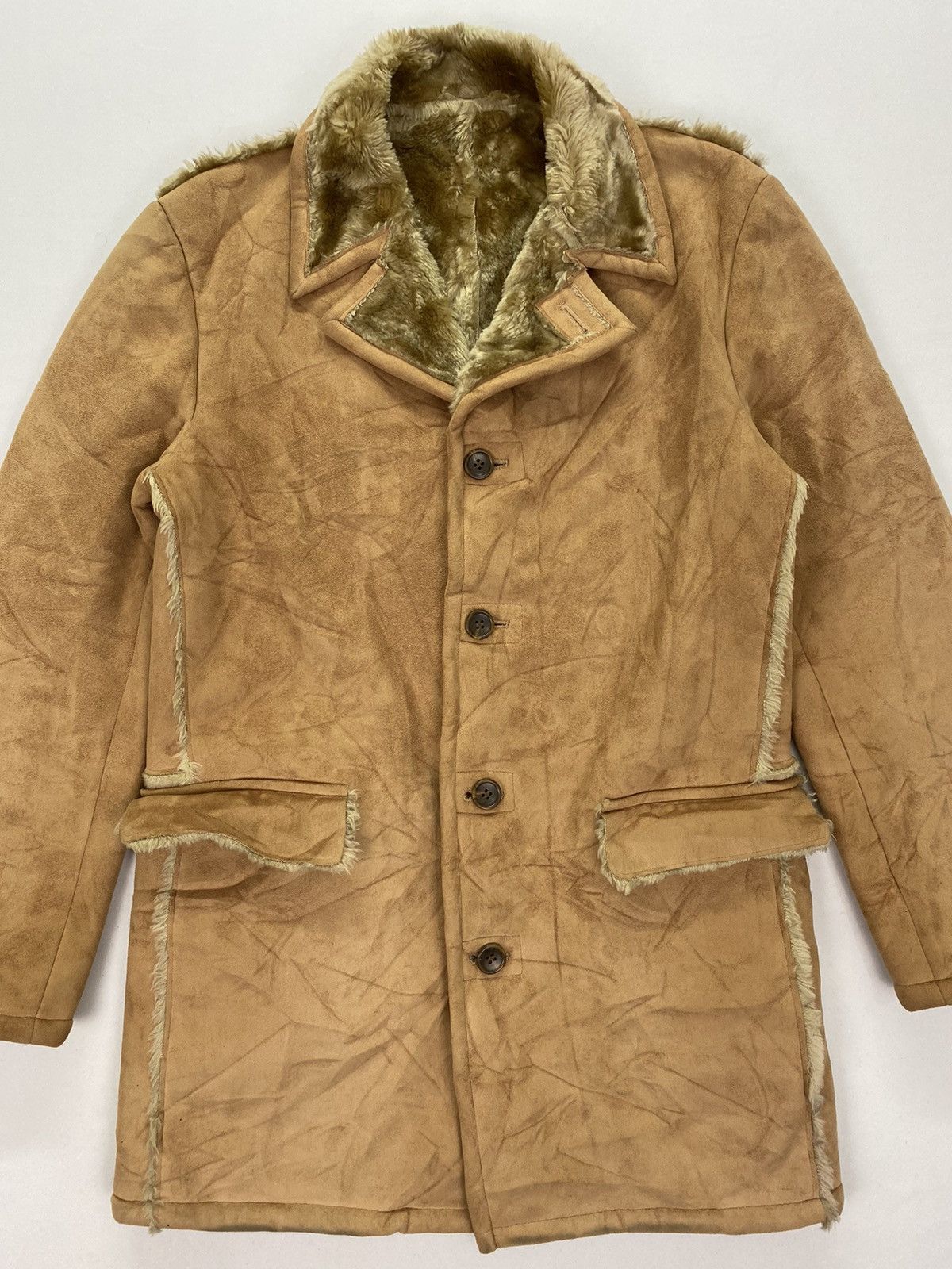 Tornado Mart Tornado Mart Japan Dirty Fur Jacket Size US M / EU 48-50 / 2 - 3 Thumbnail