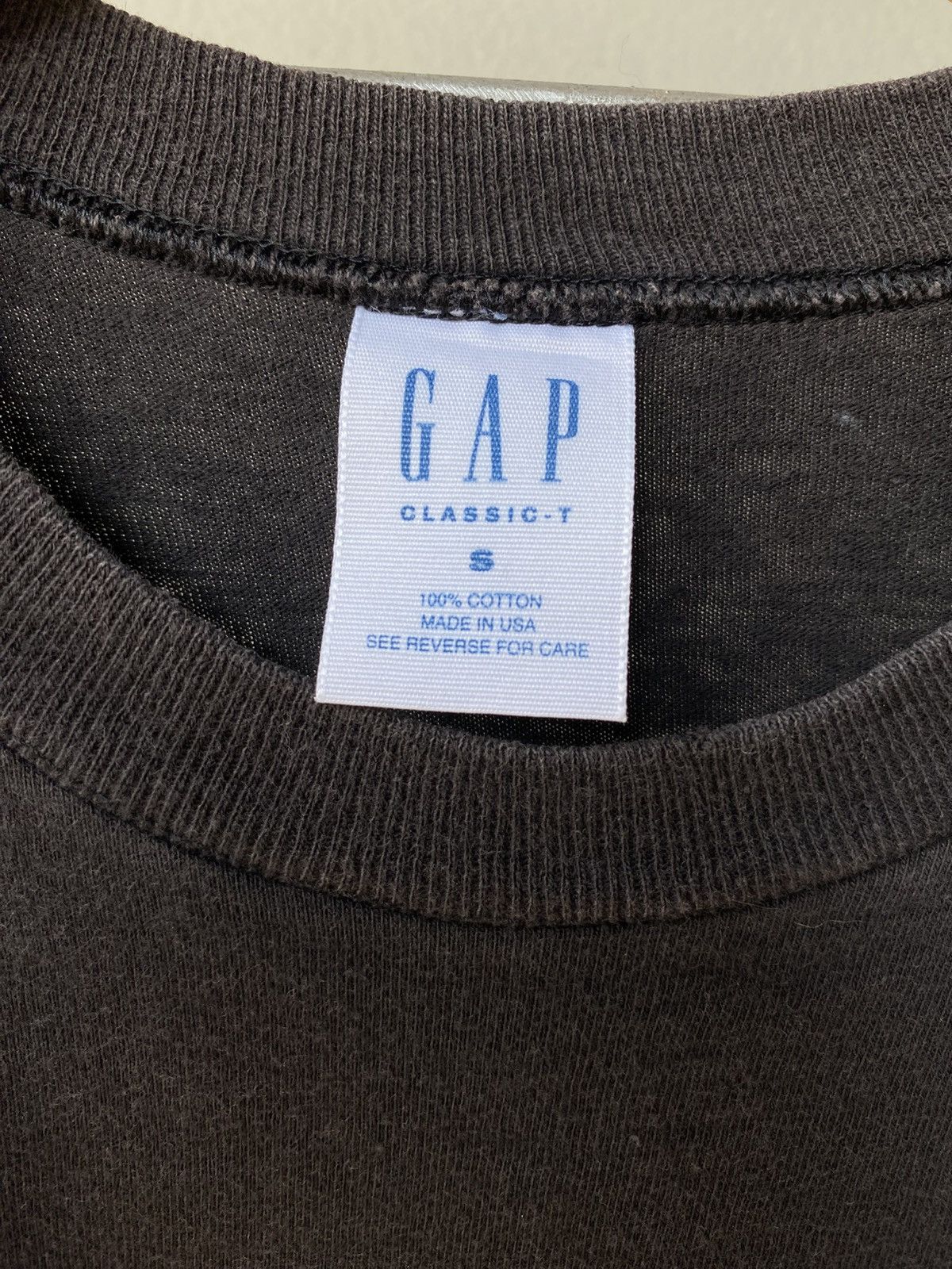 Gap G A P Black short sleeve t-shirt Size US S / EU 44-46 / 1 - 4 Thumbnail