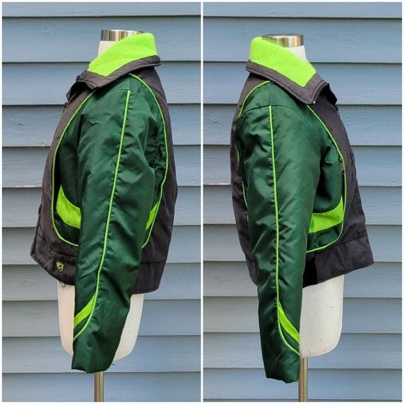 Vintage Vintage 90s y2k Arcticwear Black Neon Green Two Piece Snow S Size M / US 6-8 / IT 42-44 - 2 Thumbnail