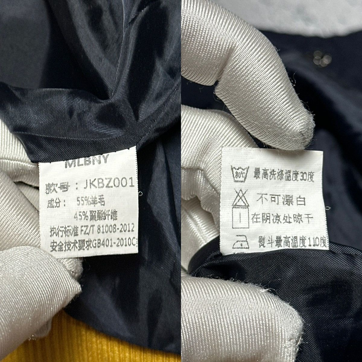 New York Yankees Vintage MLBNY Yankees Wool Varsity Bomber Jacket Size US M / EU 48-50 / 2 - 12 Thumbnail