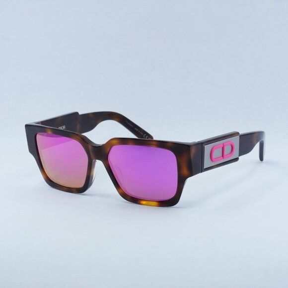 Dior 🕶️ New Dior CD SU 26N7 Sunglasses - Brown Tortoiseshell Size ONE SIZE - 1 Thumbnail
