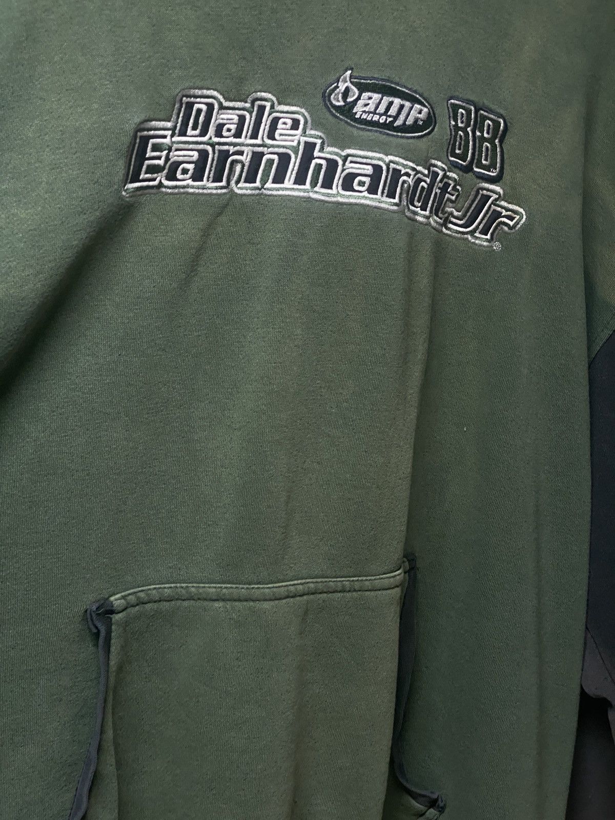 NASCAR × Vintage NASCAR Dale Earnhardt Jr. Embroidered Racing Hoodie Size US XXL / EU 58 / 5 - 2 Thumbnail