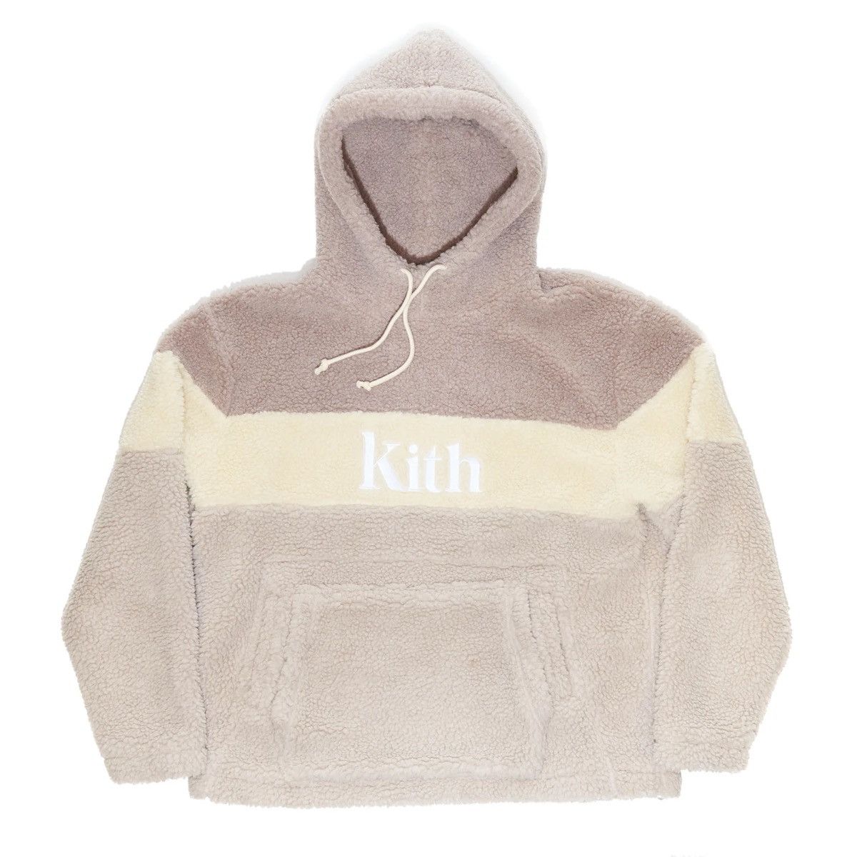 Kith KITH SHERPA DOUBLE POCKET HOODIE - MOLECULE | Grailed