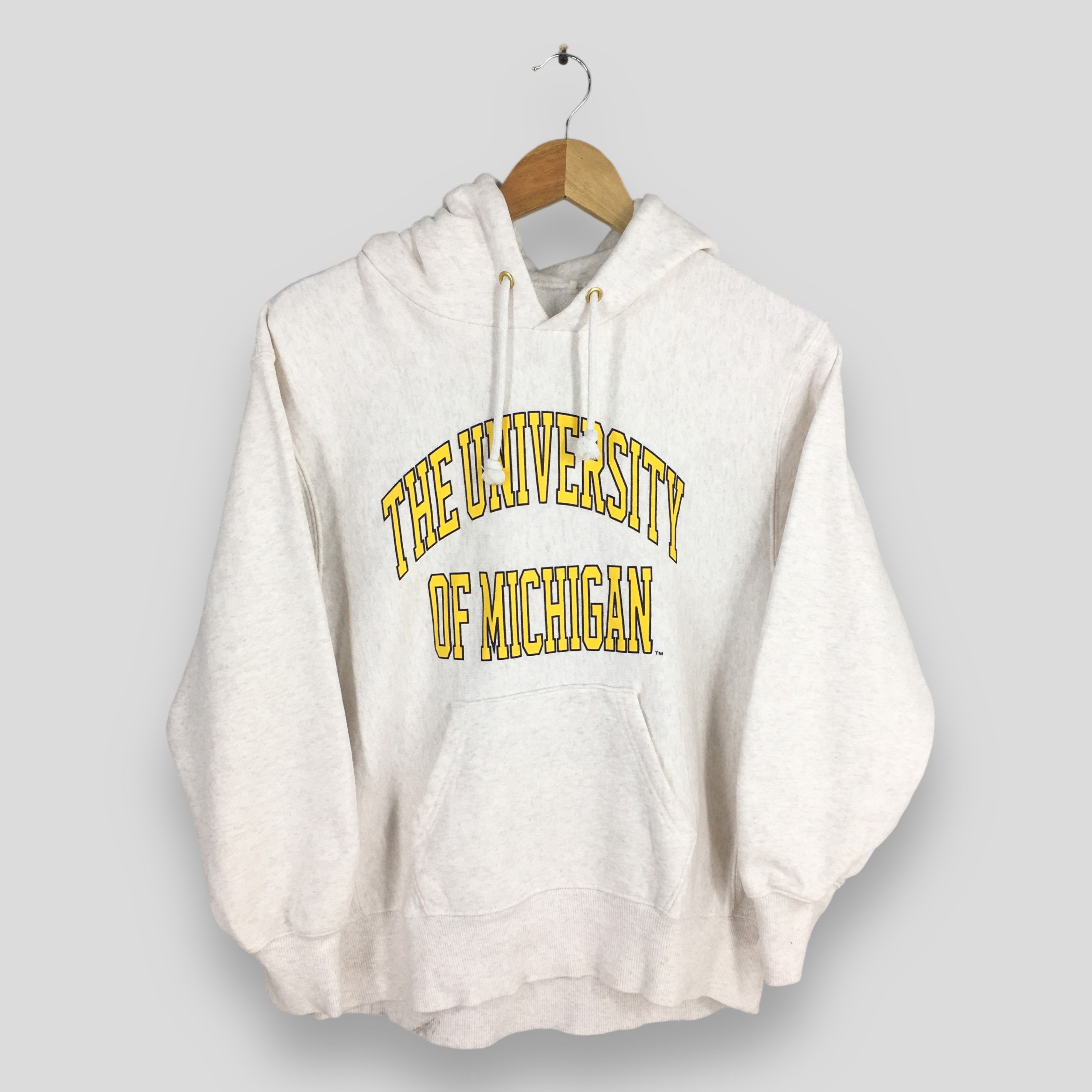 NCAA Vintage Michigan Wolverines Gray Hoodie Pullover Small Size US S / EU 44-46 / 1 - 1 Thumbnail