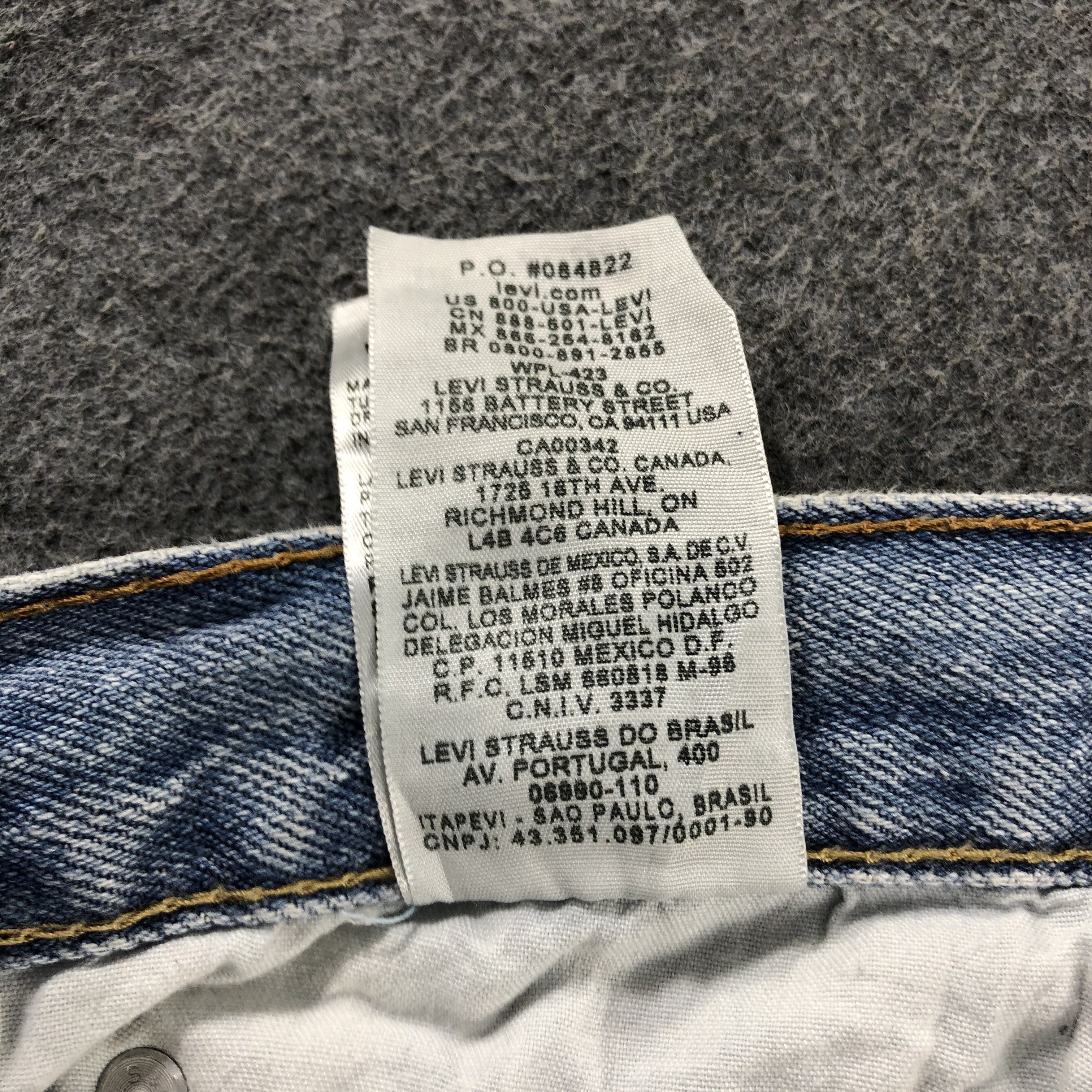 Levi's Vintage Blue Wash Levis 505 Jeans-J2381 Size US 32 / EU 48 - 13 Thumbnail