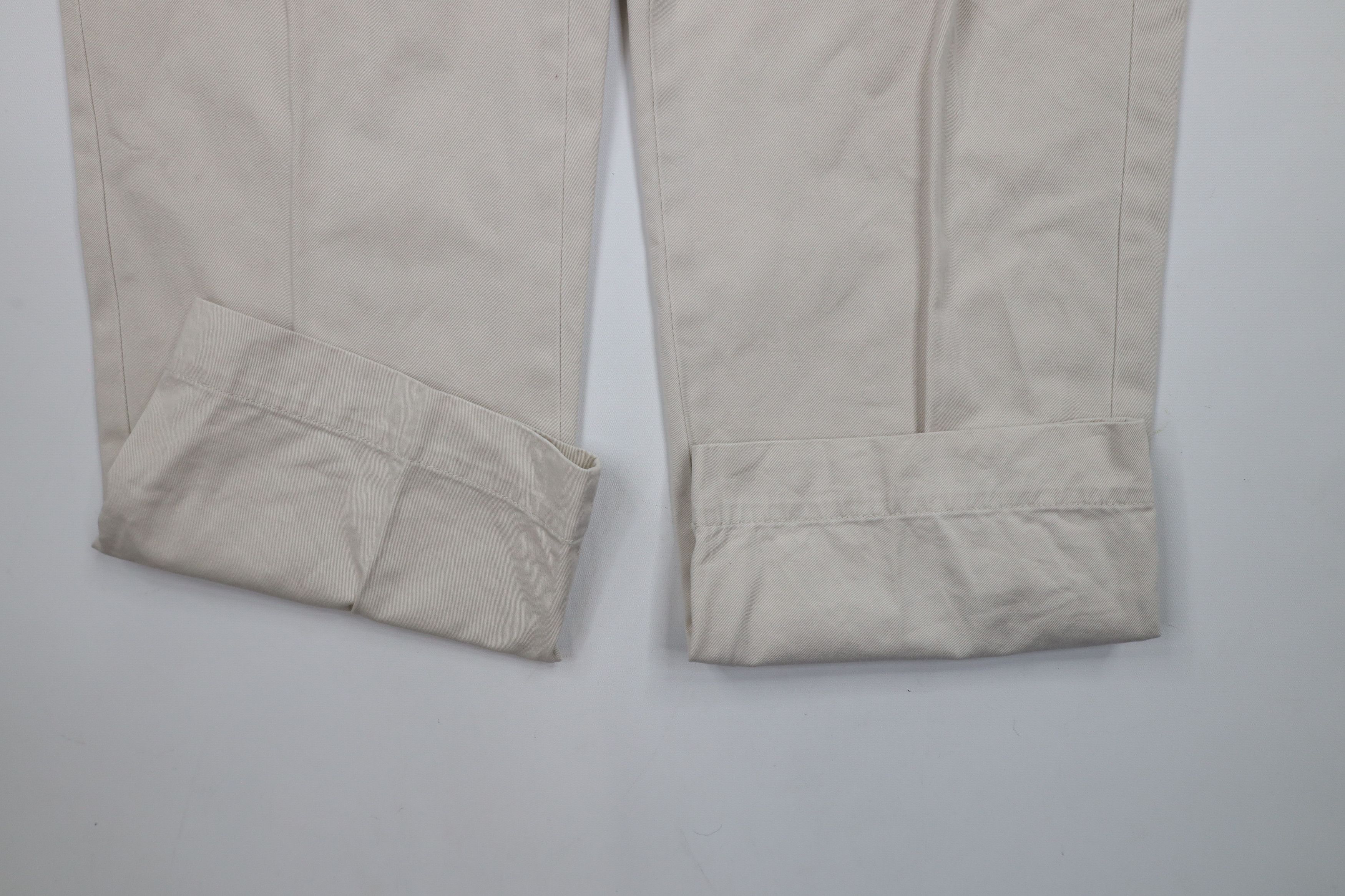 Ralph Lauren × Vintage Vintage 90s Ralph Lauren Wide Leg Chino Pants Beige Cotton Size US 38 / EU 54 - 5 Thumbnail