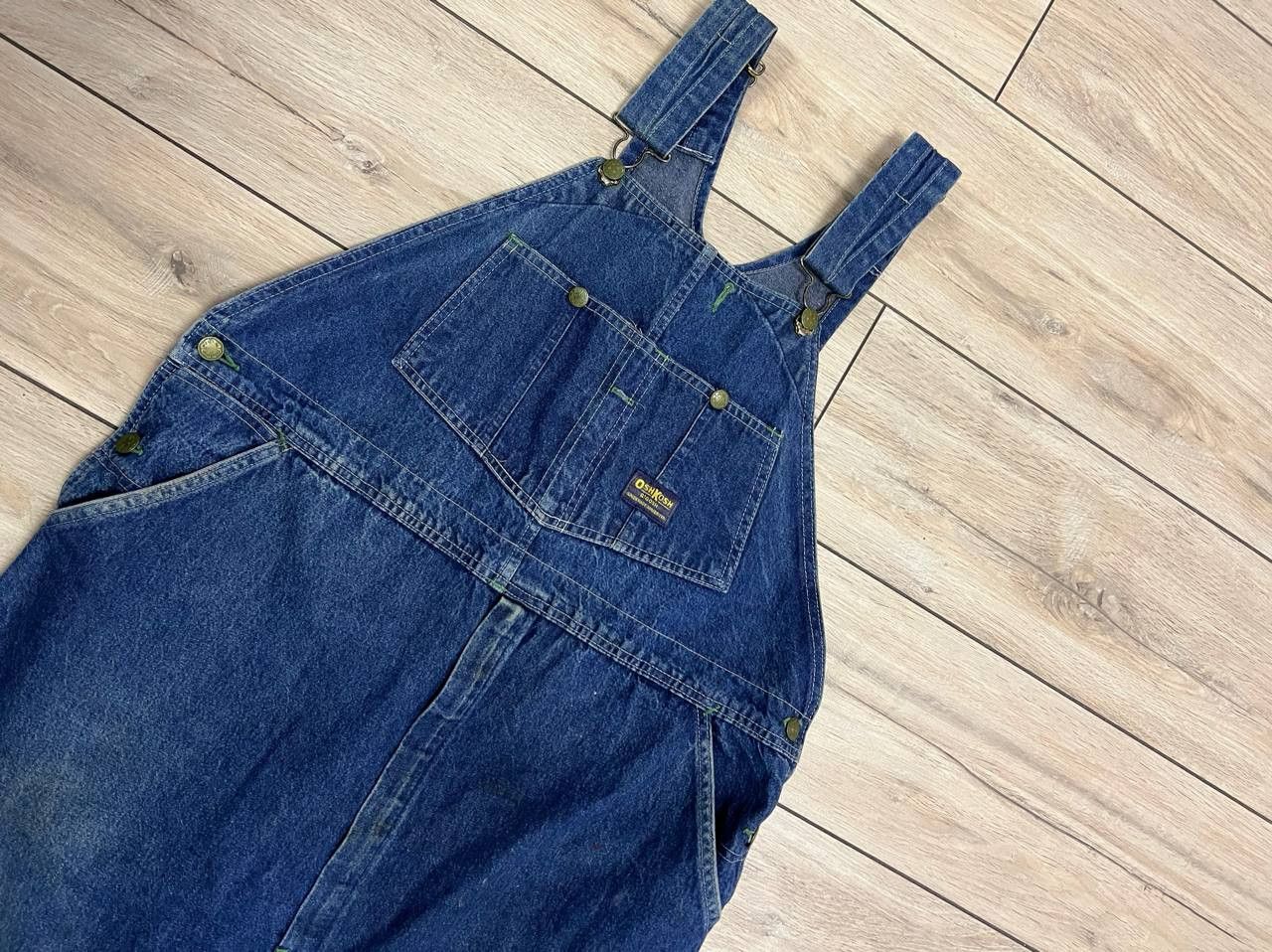Oshkosh Vintage OshKosh Bgosh Denim Overalls 42x30 USA Union Vestbak Size US 42 / EU 58 - 5 Thumbnail