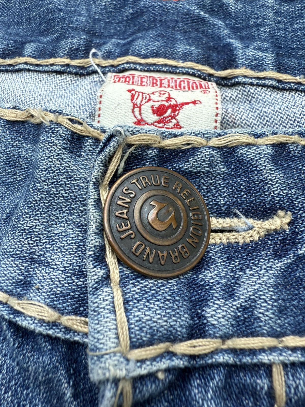 True Religion 90’s TRUE RELIGION RARE POCKET LOGO Y2K VINTAGE RETRO PANTS Size US 38 / EU 54 - 11 Thumbnail