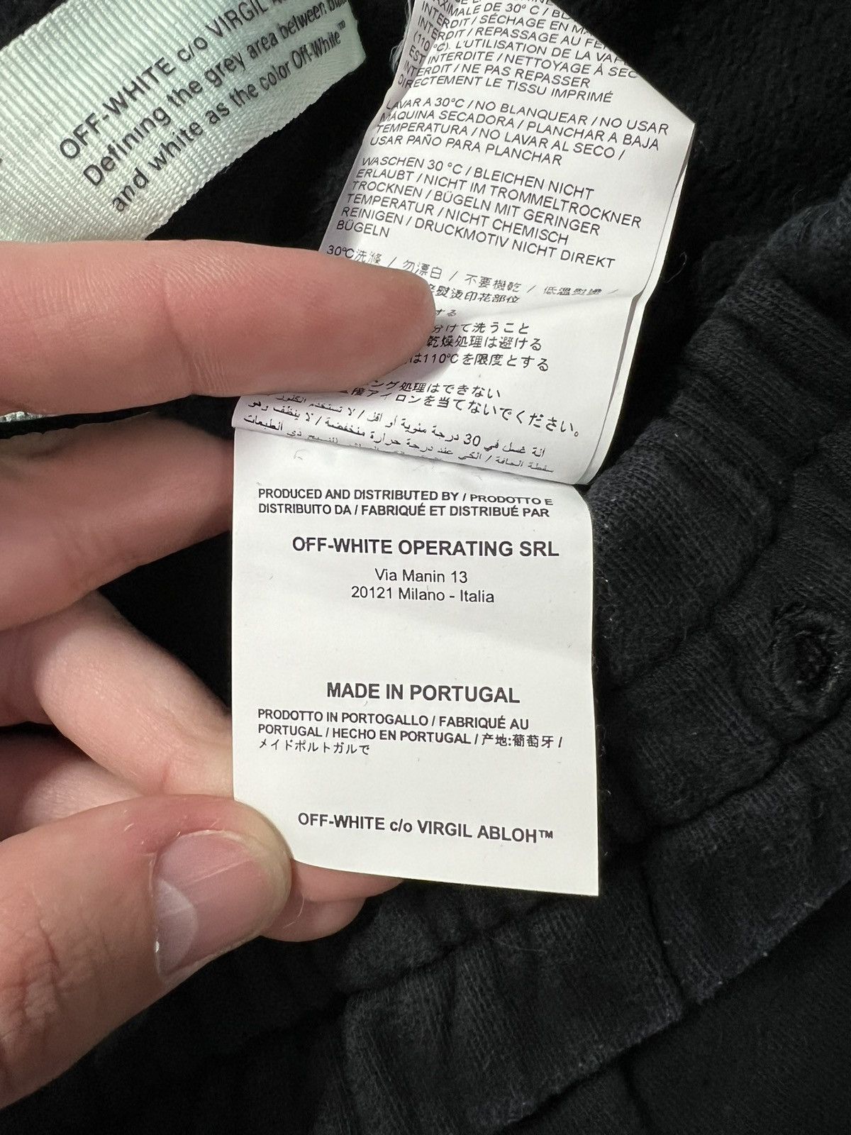 Off-White Off-White Two-tone tracksuit bottoms with logo print Size US 30 / EU 46 - 9 Thumbnail