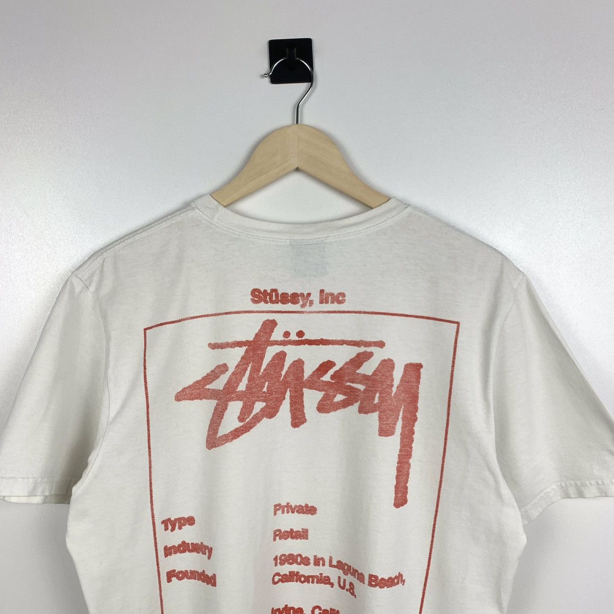 Stussy Vintage Stussy Inc. Tee Big Logo Surf Designer Y2K Size US M / EU 48-50 / 2 - 2 Thumbnail
