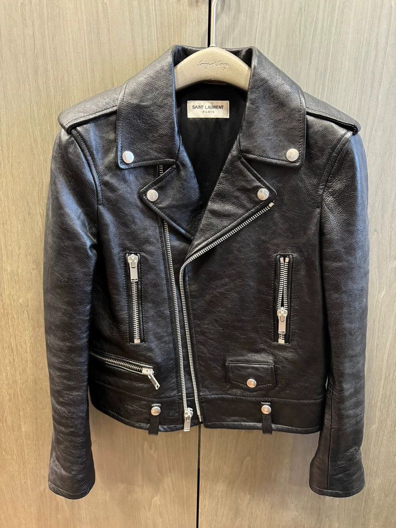 Saint Laurent Paris Black mulberry silk shirt-2506