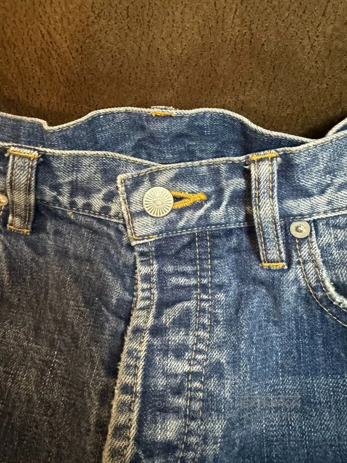 Madness MADNESS 22AW Japan Washed Snow Denim Jeans. Size US 34 / EU 50 - 3 Thumbnail