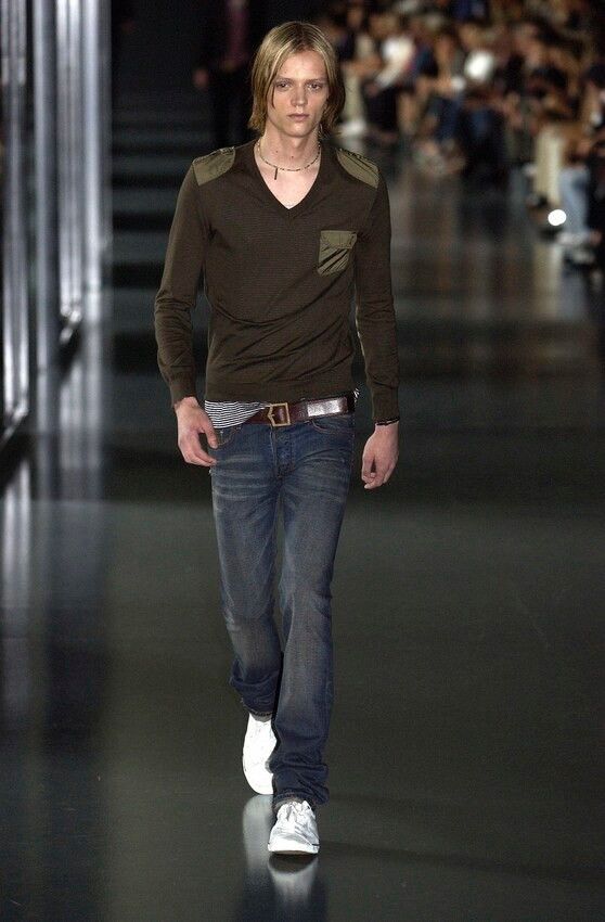 Dior Dior Homme ss05 mud washed rust jean Size US 29 - 12 Thumbnail