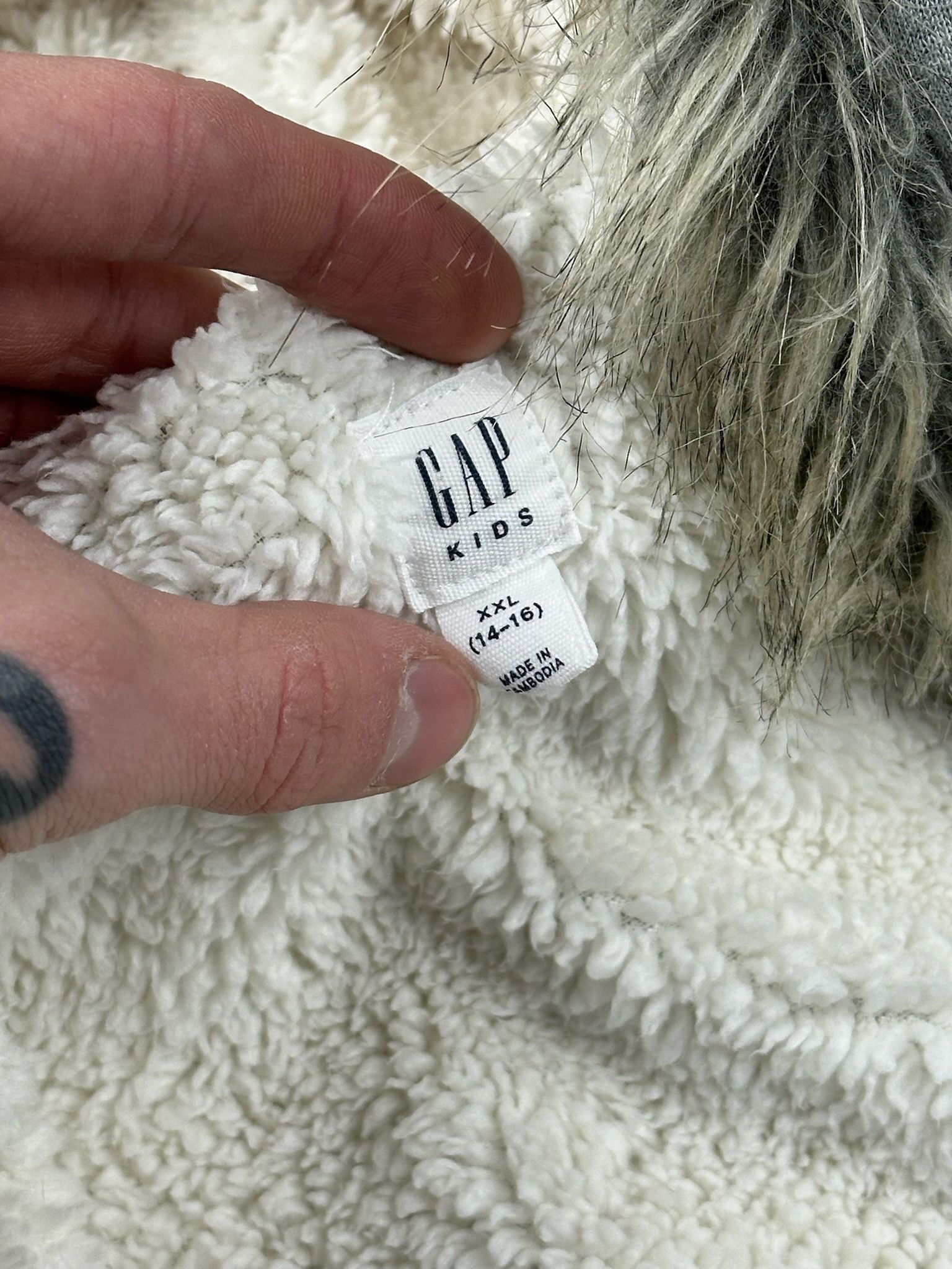 Gap rhinestones logo Zip Fur Hoodie LGB holister style Size S / US 4 / IT 40 - 7 Thumbnail