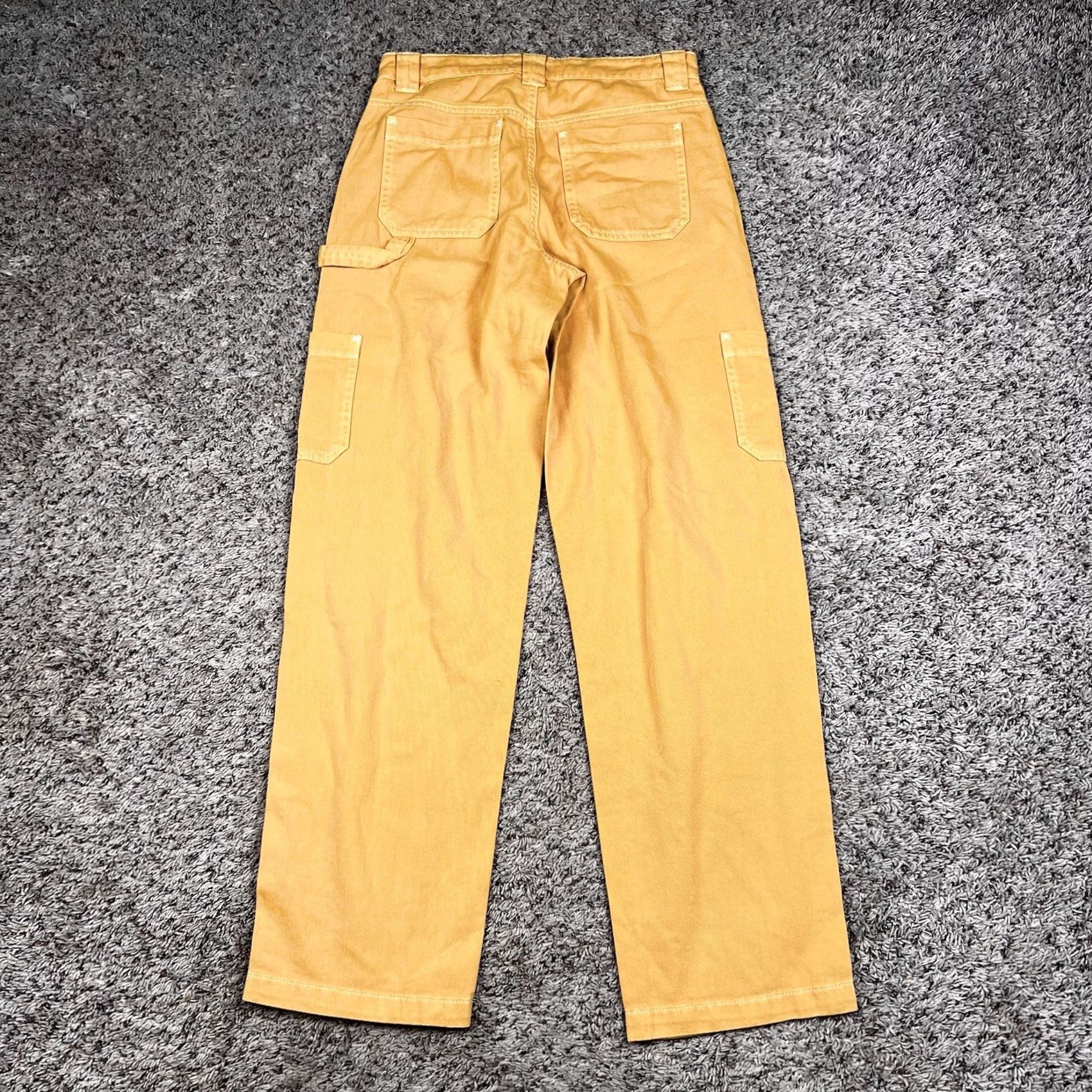 Garage Garage Yellow Dani Cargo Carpenter Straight Leg Baggy Pants Women's Size 0 Jeans Pants Slim Fit Cargo Pockets 80s 90s Grunge Retro Vintage? Size 28" / US 6 / IT 42 - 3 Thumbnail