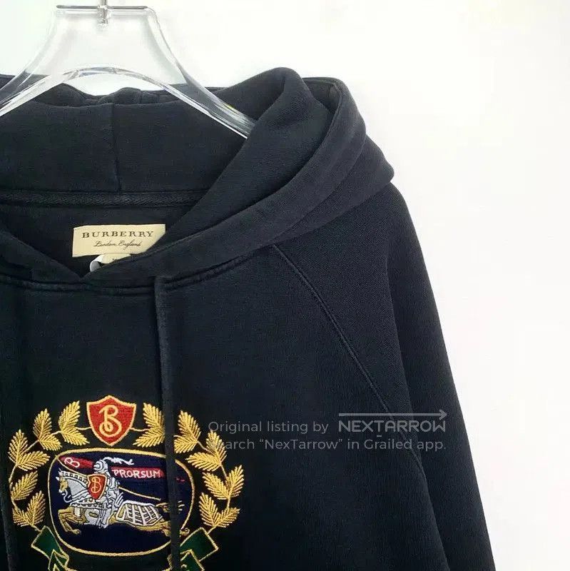 Burberry Burberry Black Cotton Men's Hoodie. Size US M / EU 48-50 / 2 - 3 Thumbnail