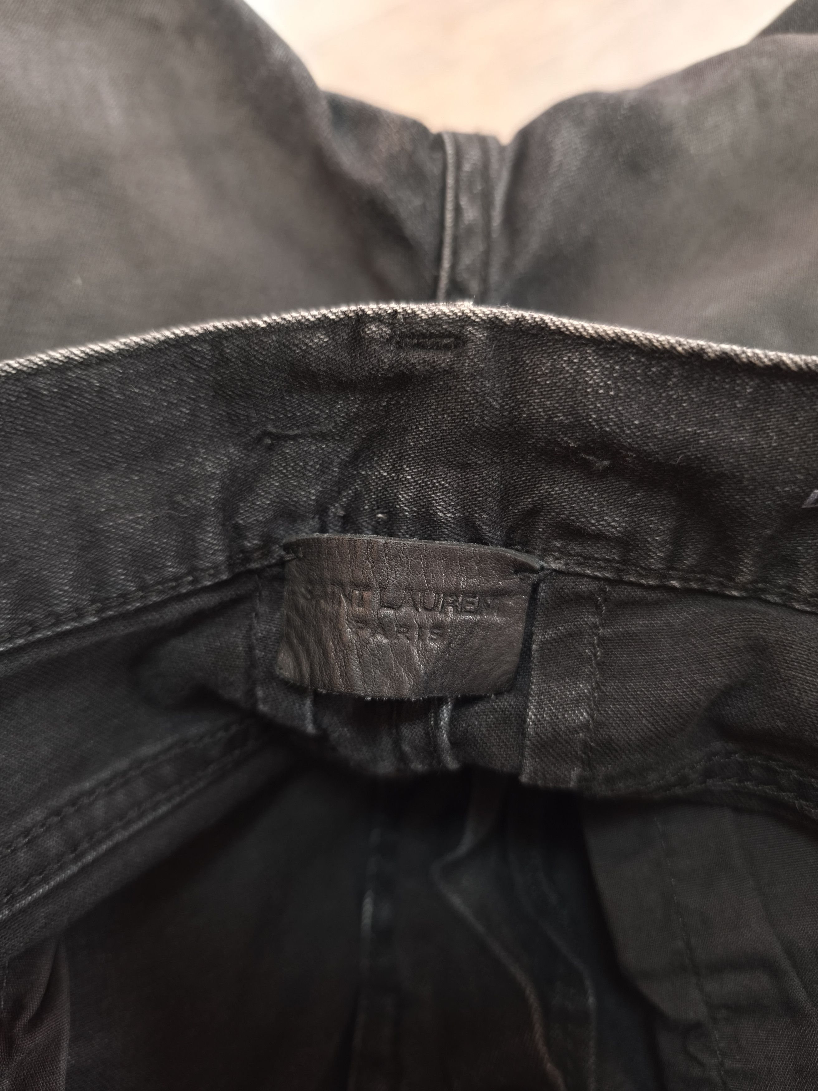 Saint Laurent Paris Saint Laurent Paris 2013 Waxed Black D02 Denim Size US 30 / EU 46 - 9 Thumbnail