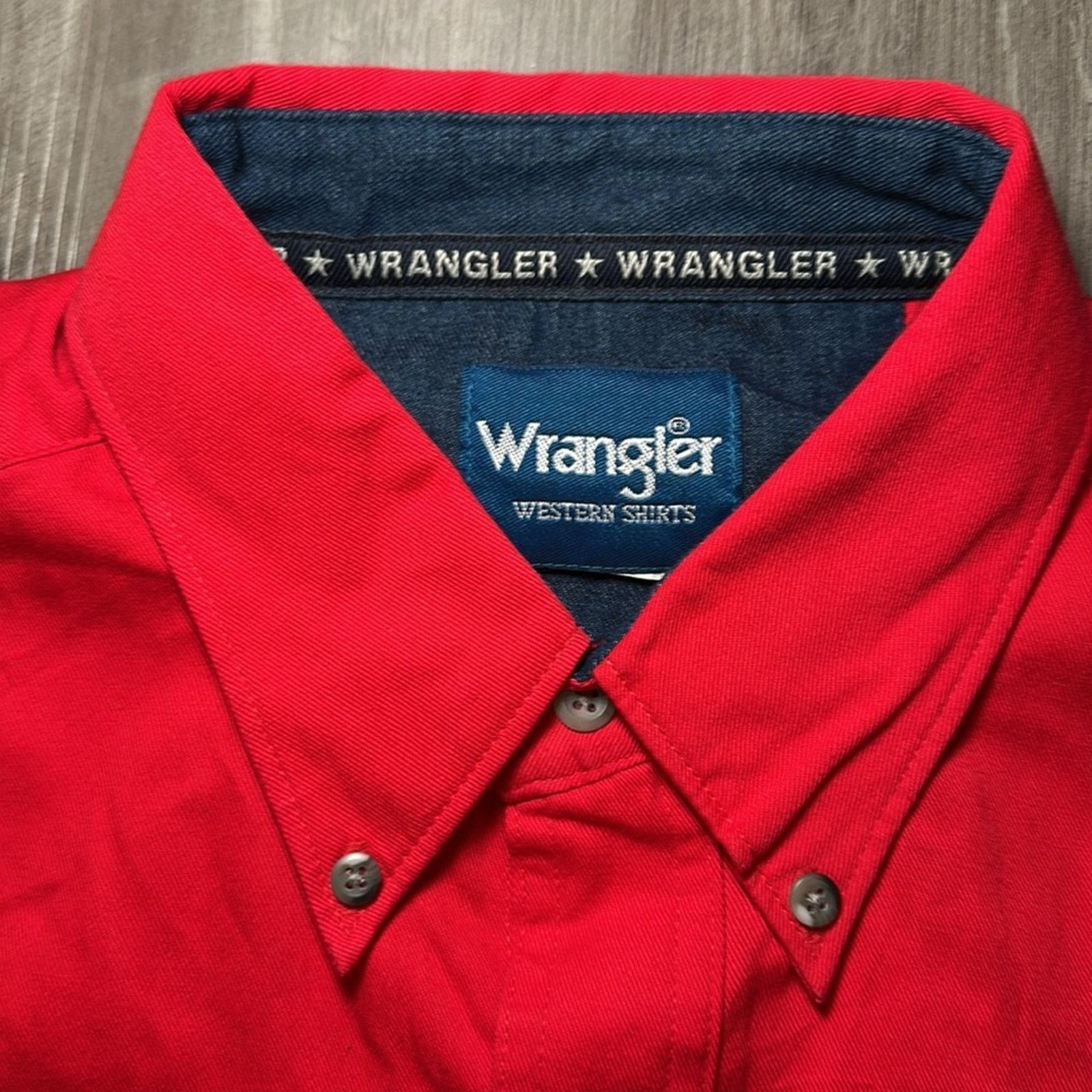 Wrangler Wrangler Western Short Sleeve Button Down - Large Tall Size US L / EU 52-54 / 3 - 6 Thumbnail