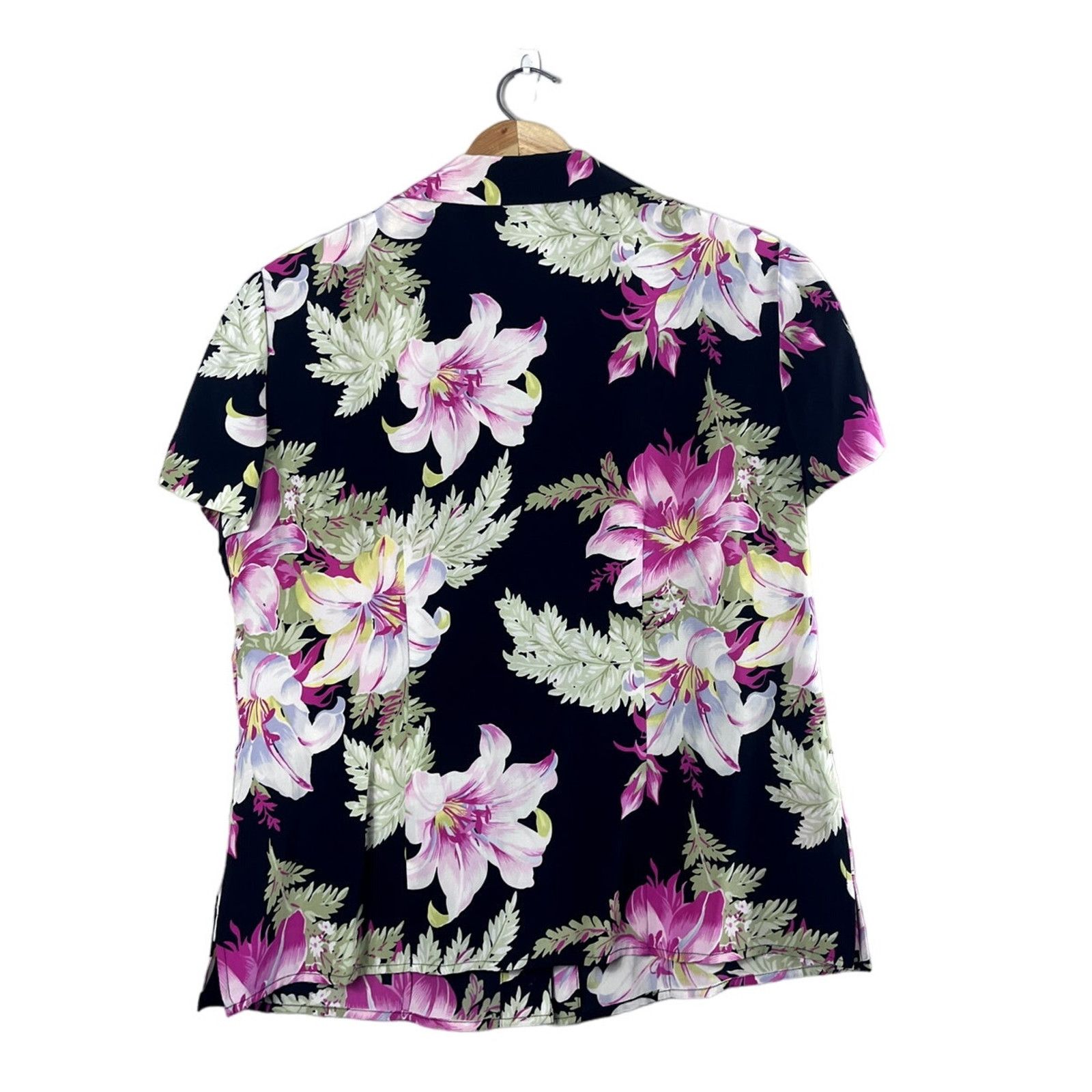 Jones New York Vintage Floral Jones New York Button Front Blouse 10 Size L / US 10 / IT 46 - 3 Thumbnail